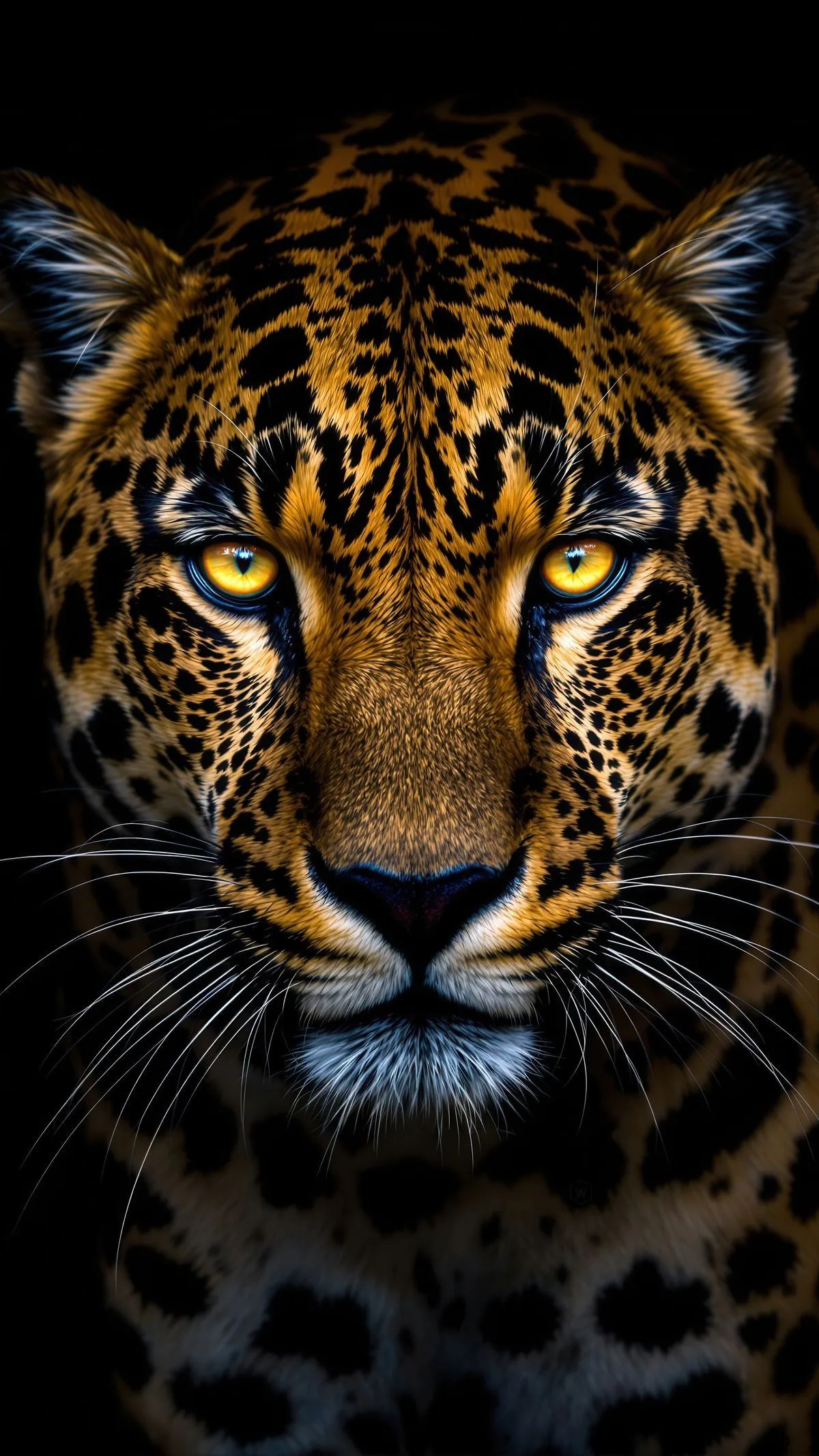 Wild Animal Leopard Closer Look Mobile HD Free Wallpaper