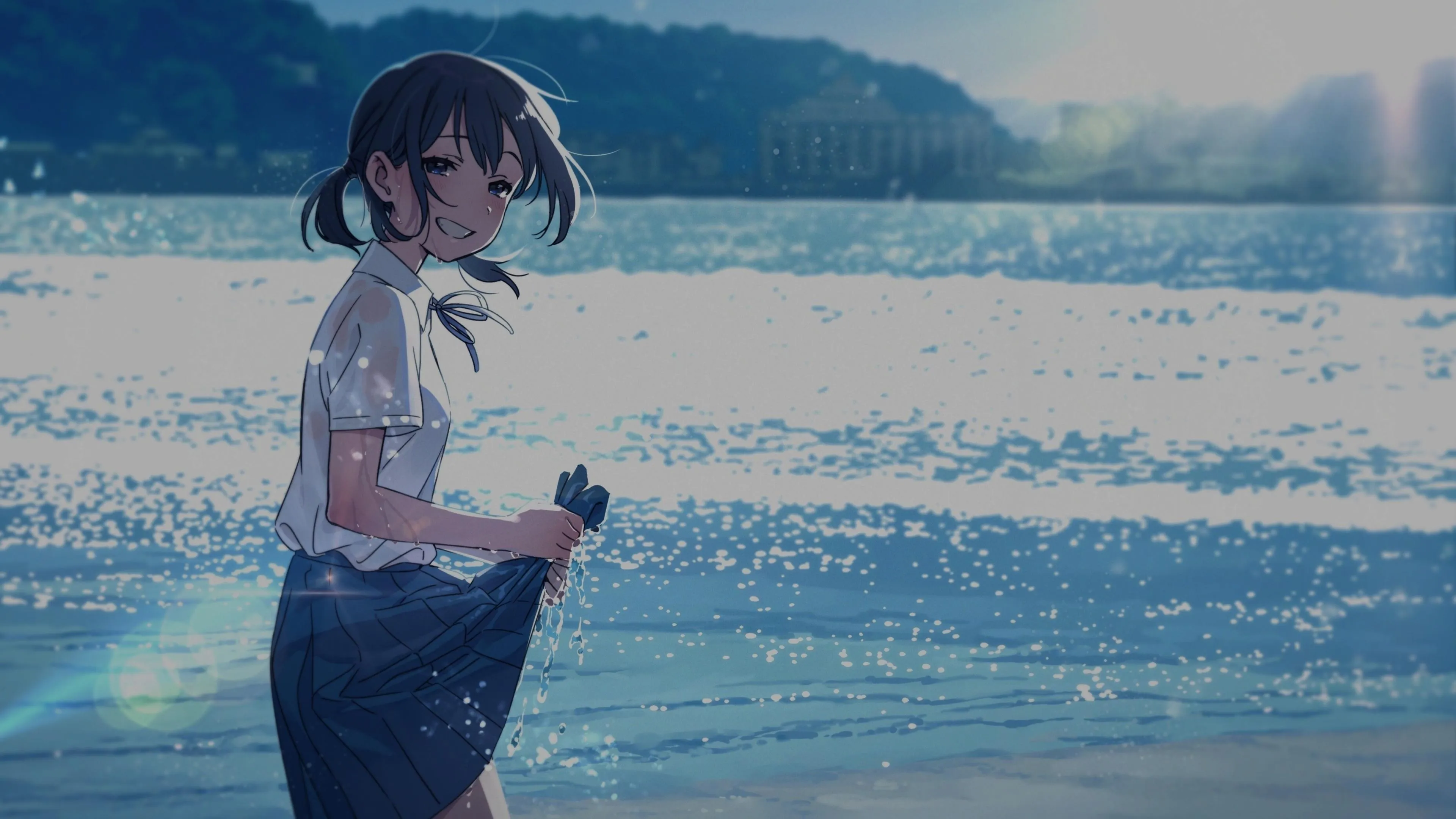 A Silent Voice Nishimiya Enjoys Time Alone At River