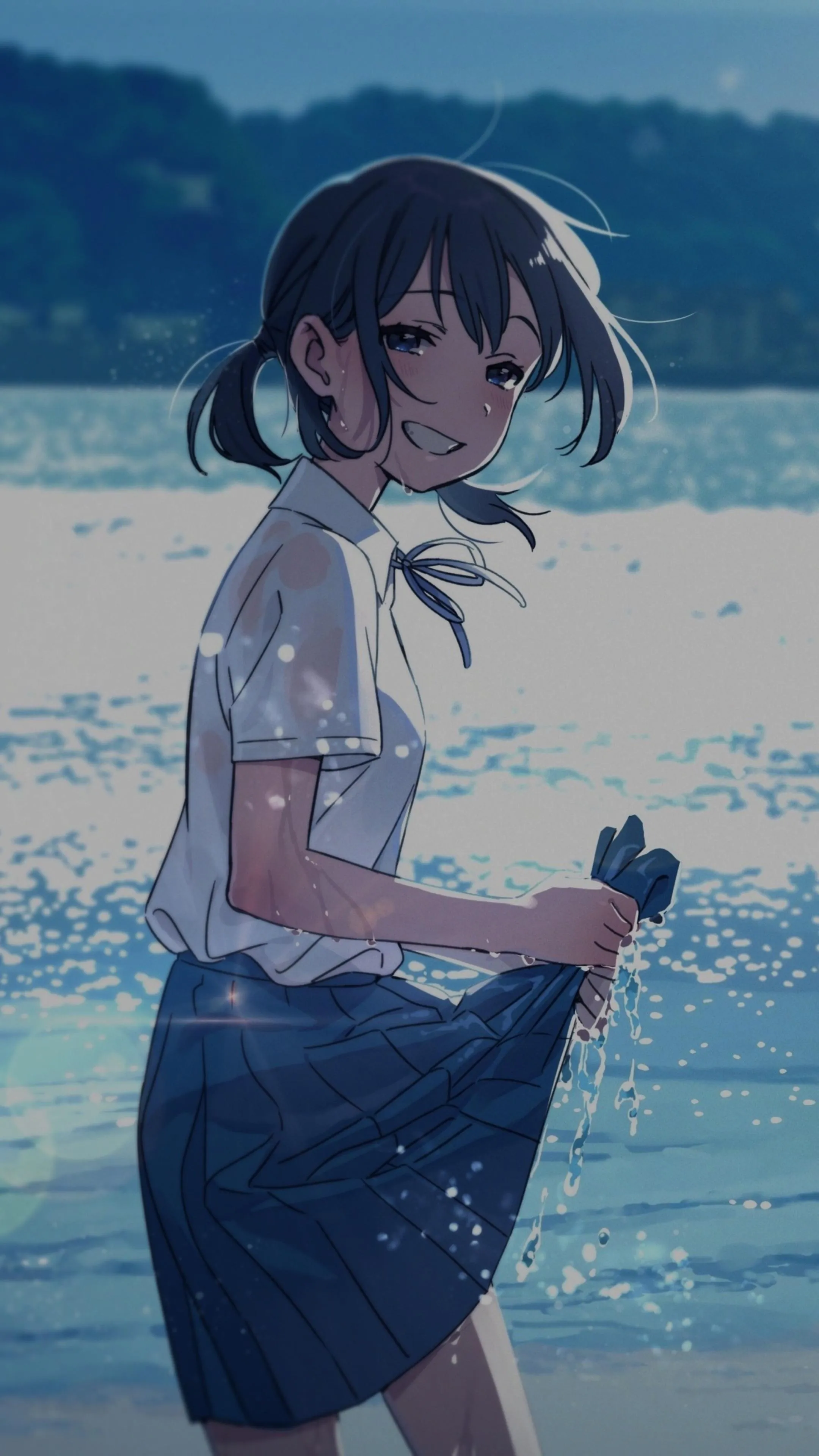 A Silent Voice Shoya Nishimiya Moment By the Water