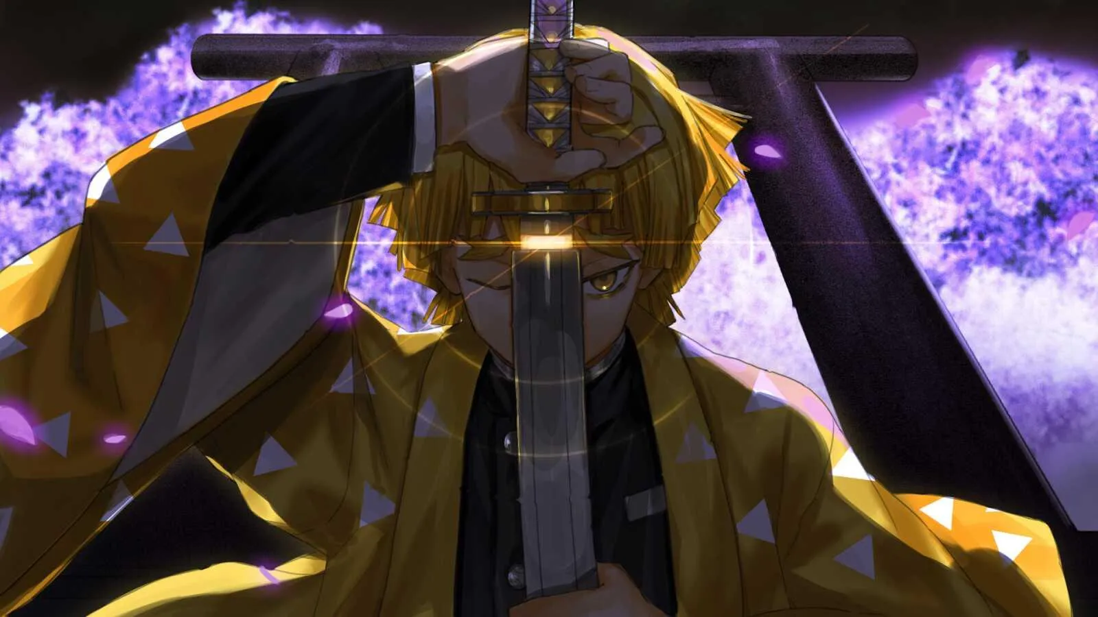 Aizen Sosuke Displays Power in Hueco Mundo Battle Wallpaper