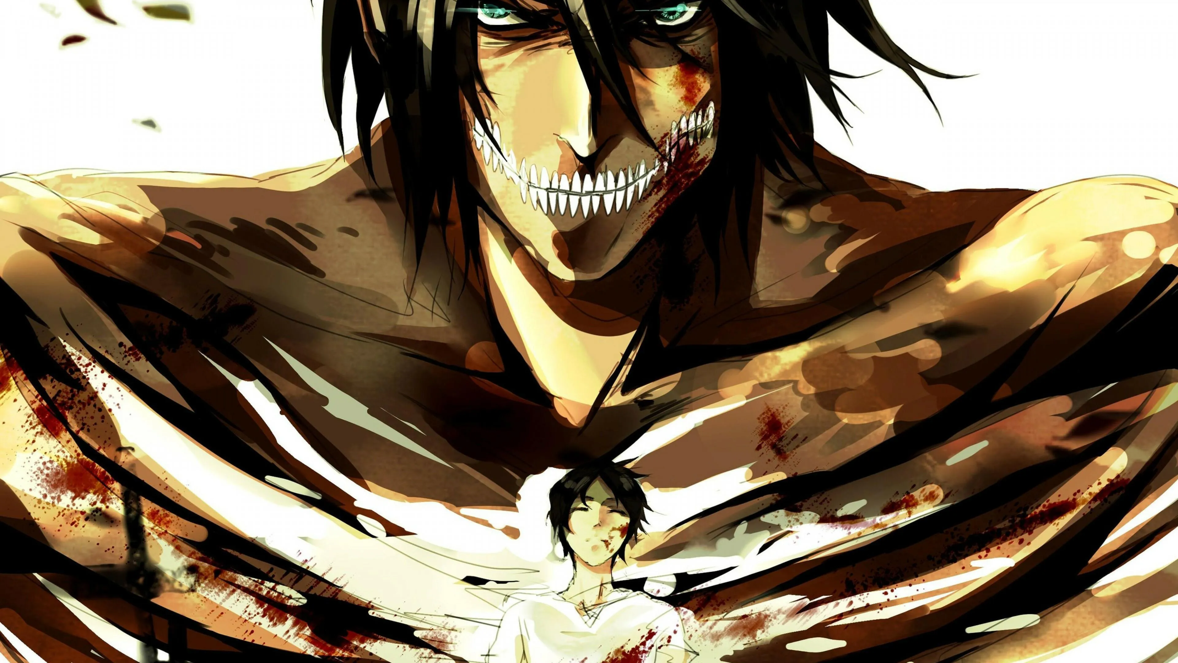 Angry Anime Character Shouting in Intense Battle Scene