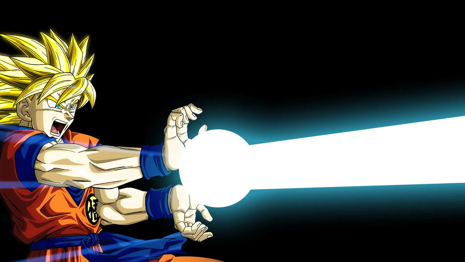 Anime Character Shooting Powerful Energy Beam Wallpaper