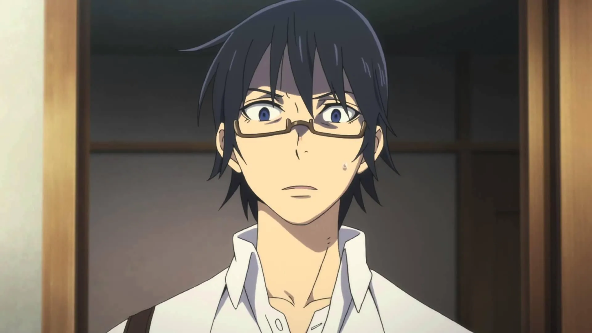 Araragi Koyomi in Glasses Wearing Casual Monogatari Outfit