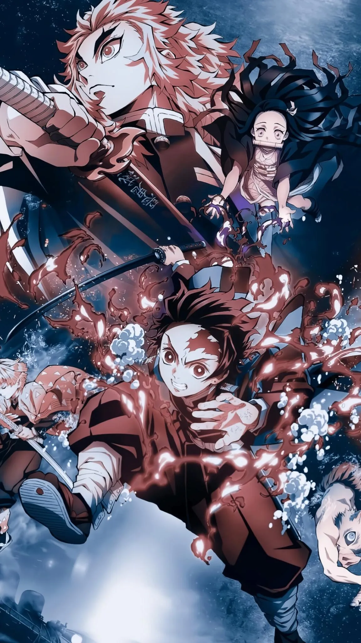 Attack on Titan Main Cast Standing Together in Action