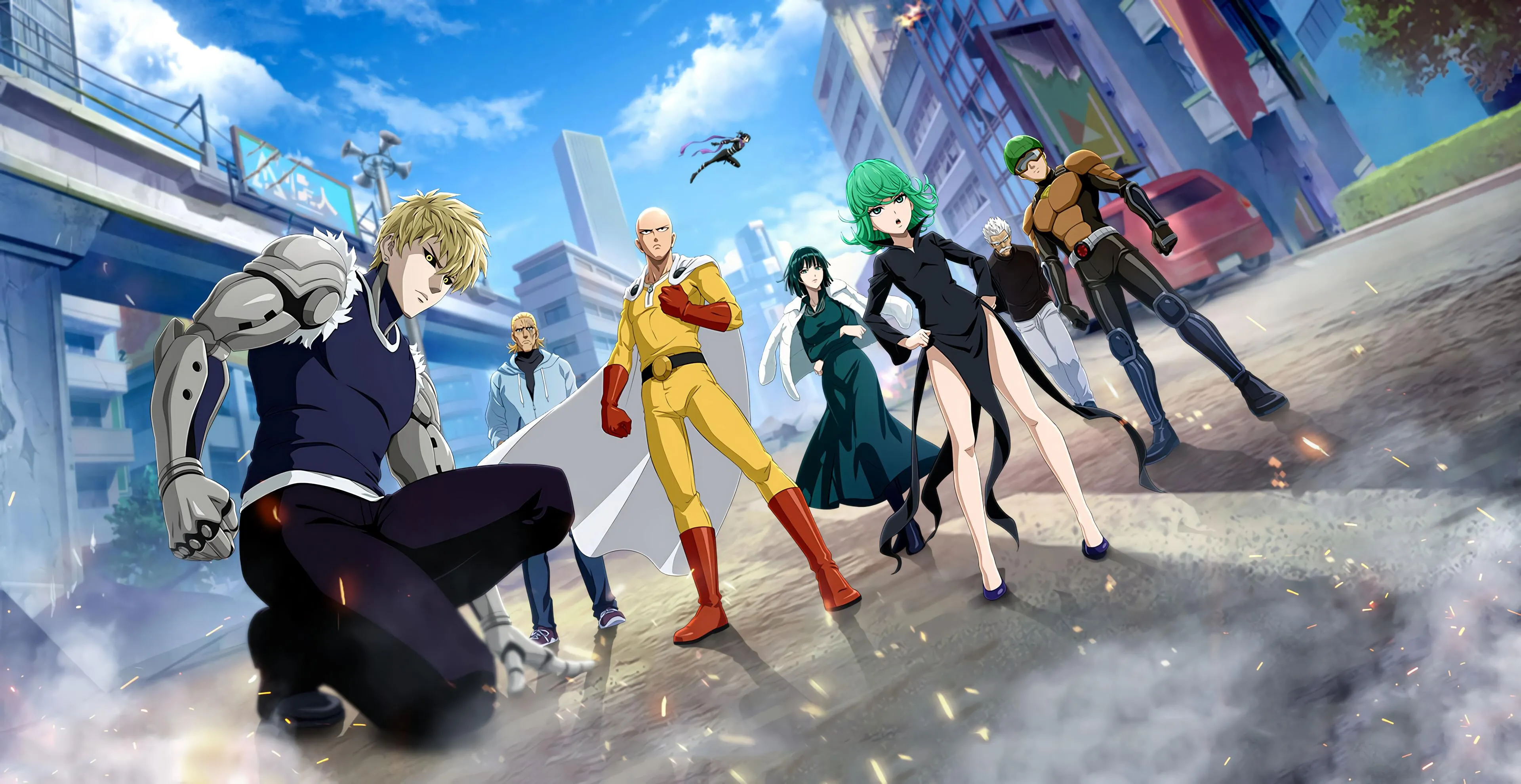 Boruto Team Seven Charges Into Action in Colorful Scene