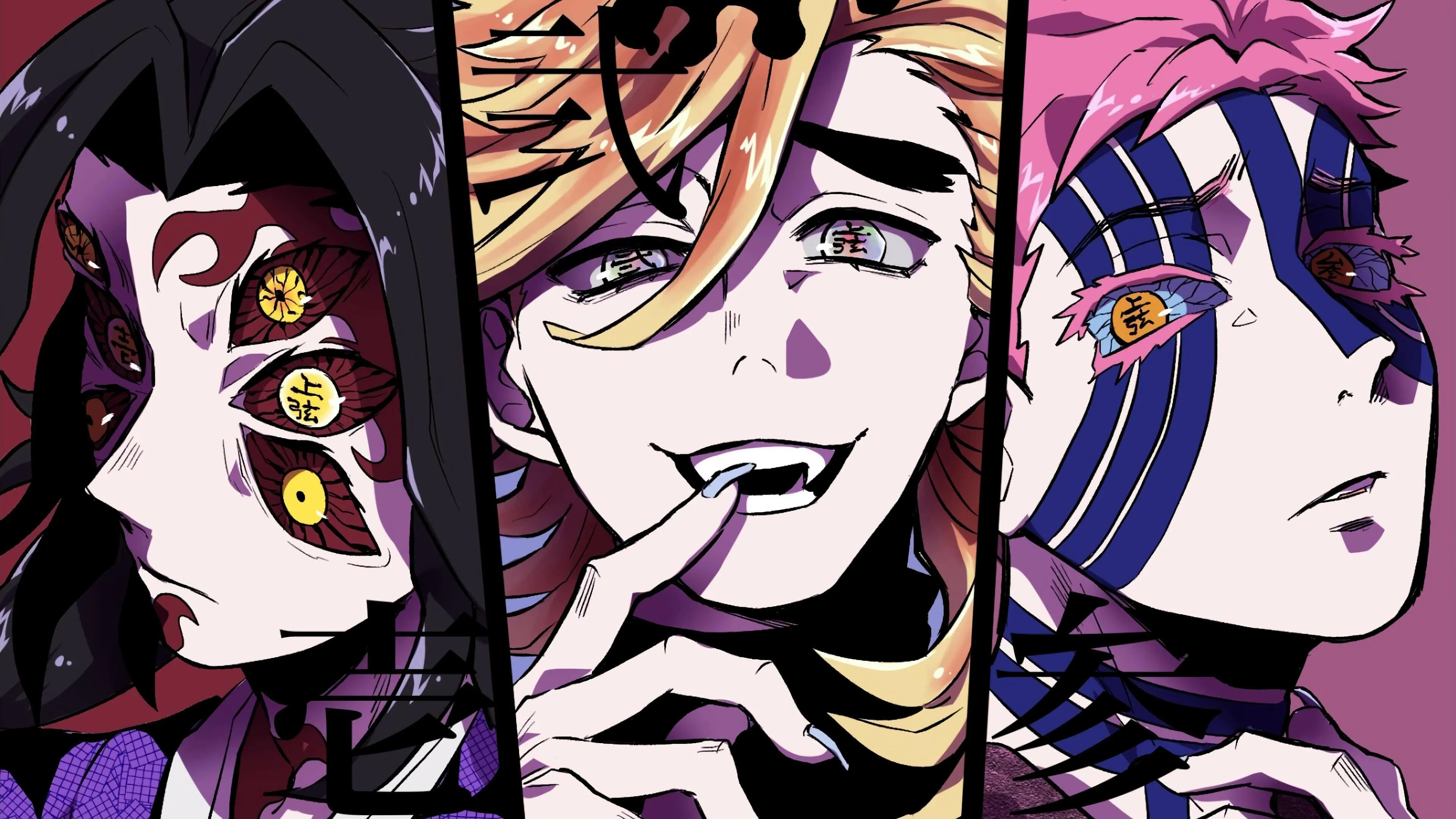 Characters from Jujutsu Kaisen in a Dramatic Closeup