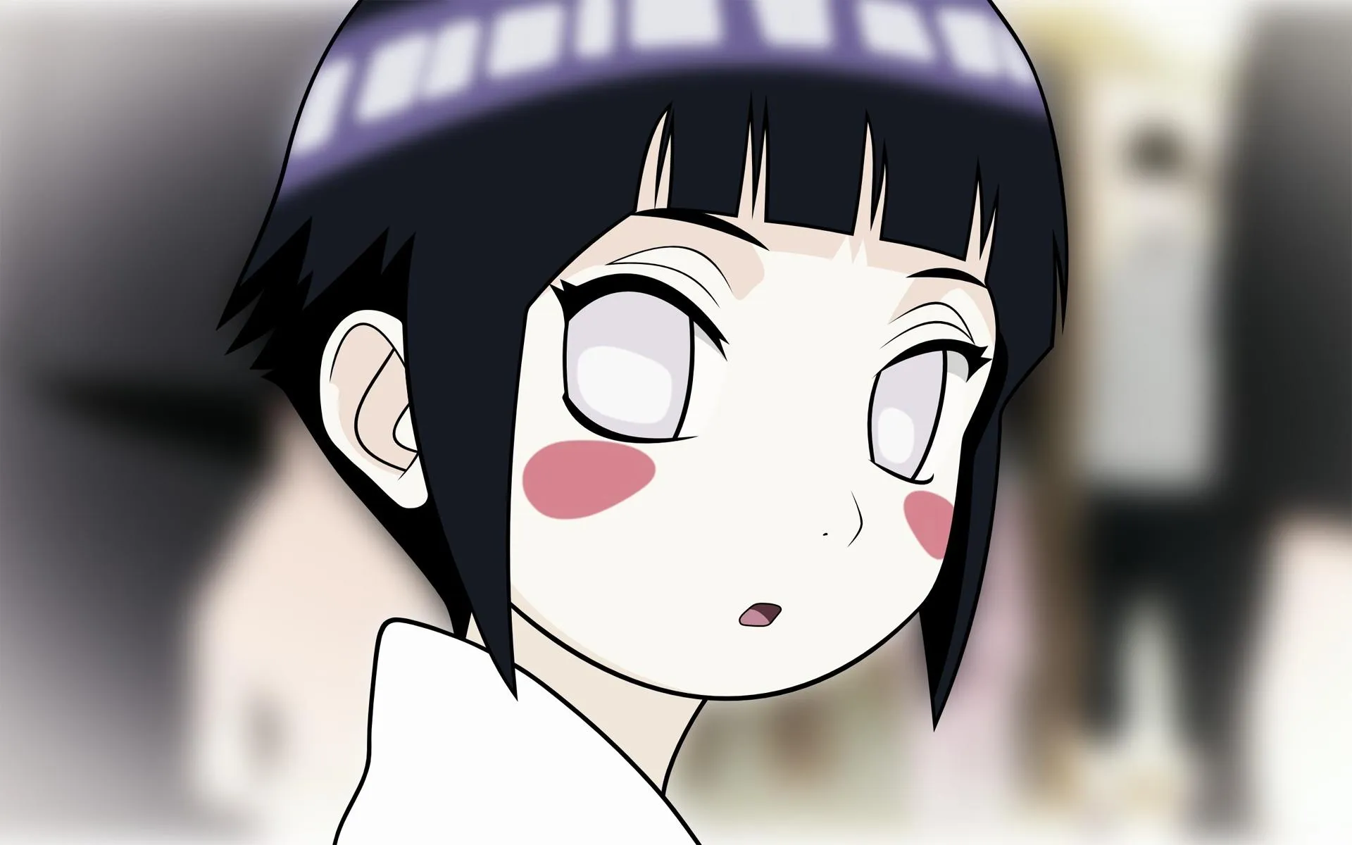 Cute and Shy Hinata Hyuga from Naruto Series Wallpaper