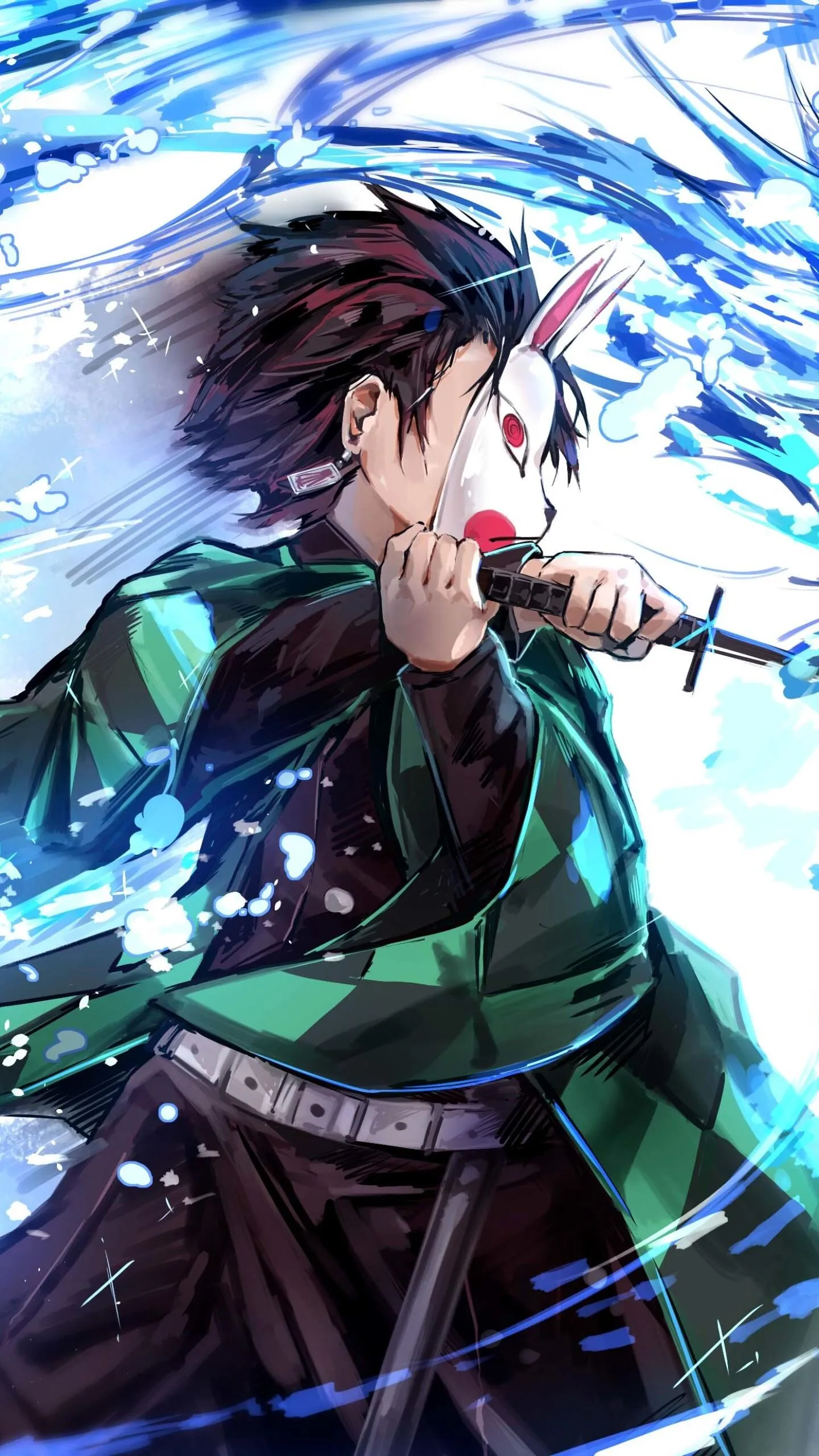 Demon Slayer Giyu Tomioka Calm But Battle Ready Look