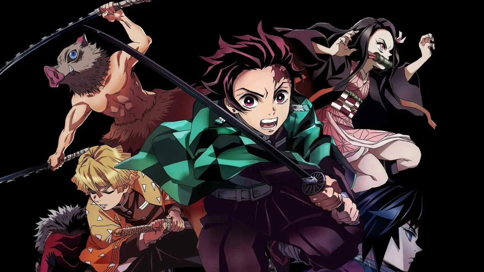 Demon Slayer Team Prepares for Battle Under Moonlight