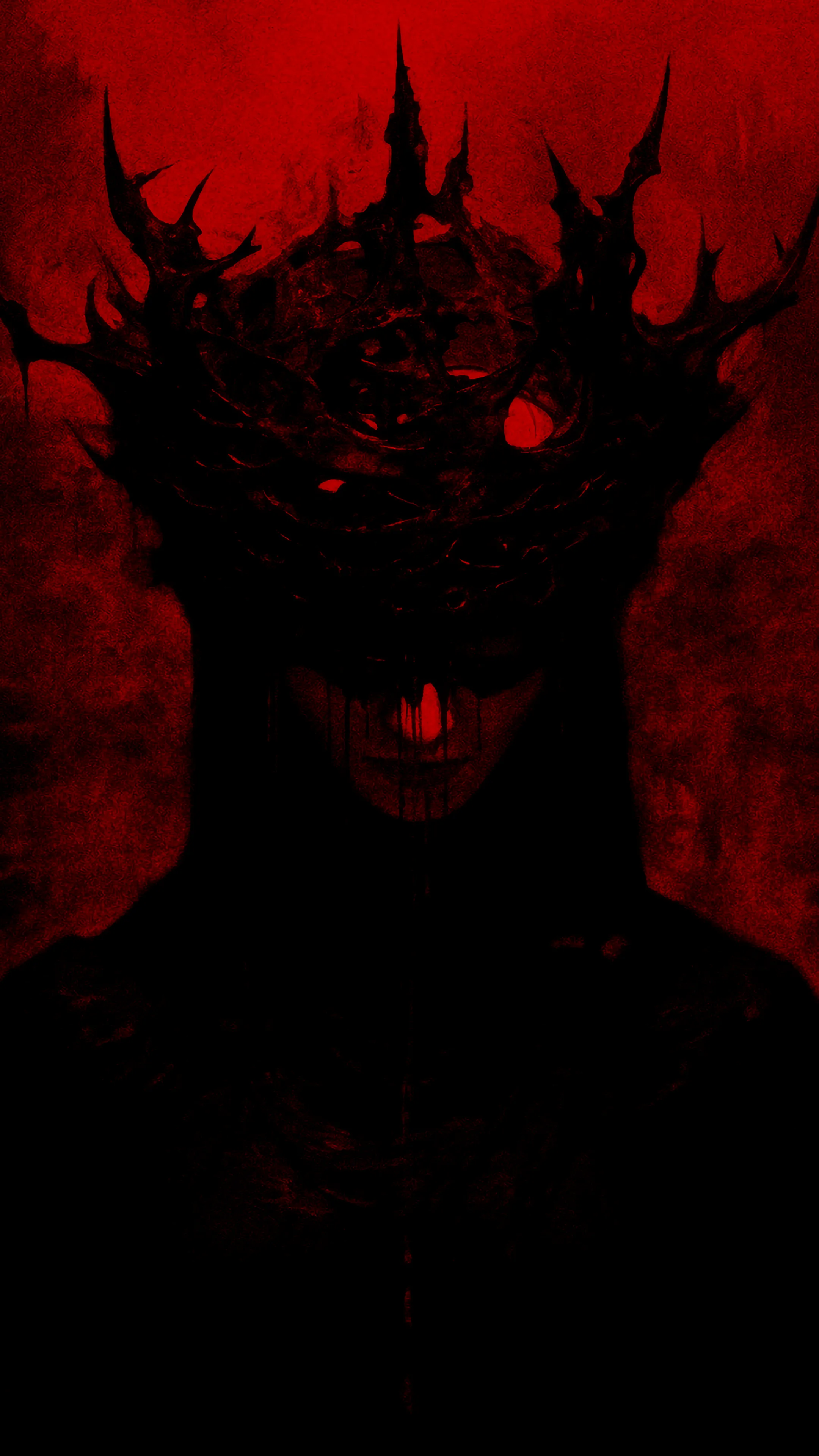 Scary devil queen with bloody theme wallpaper free download