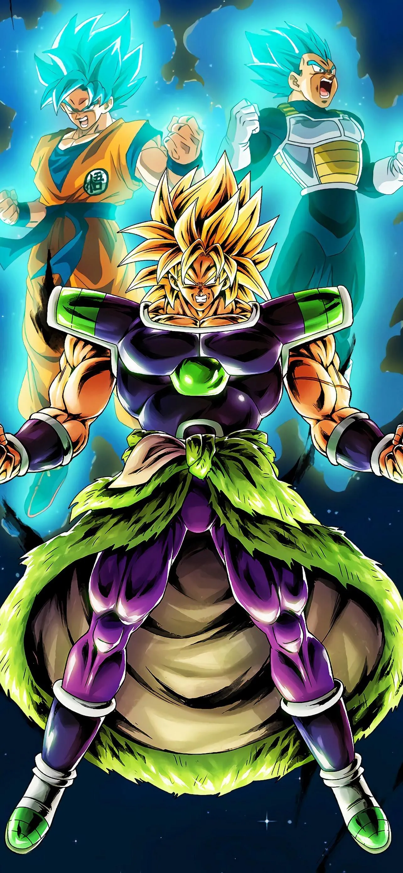 Dragon Ball Super Broly Powers Up with Fiery Aura Shock