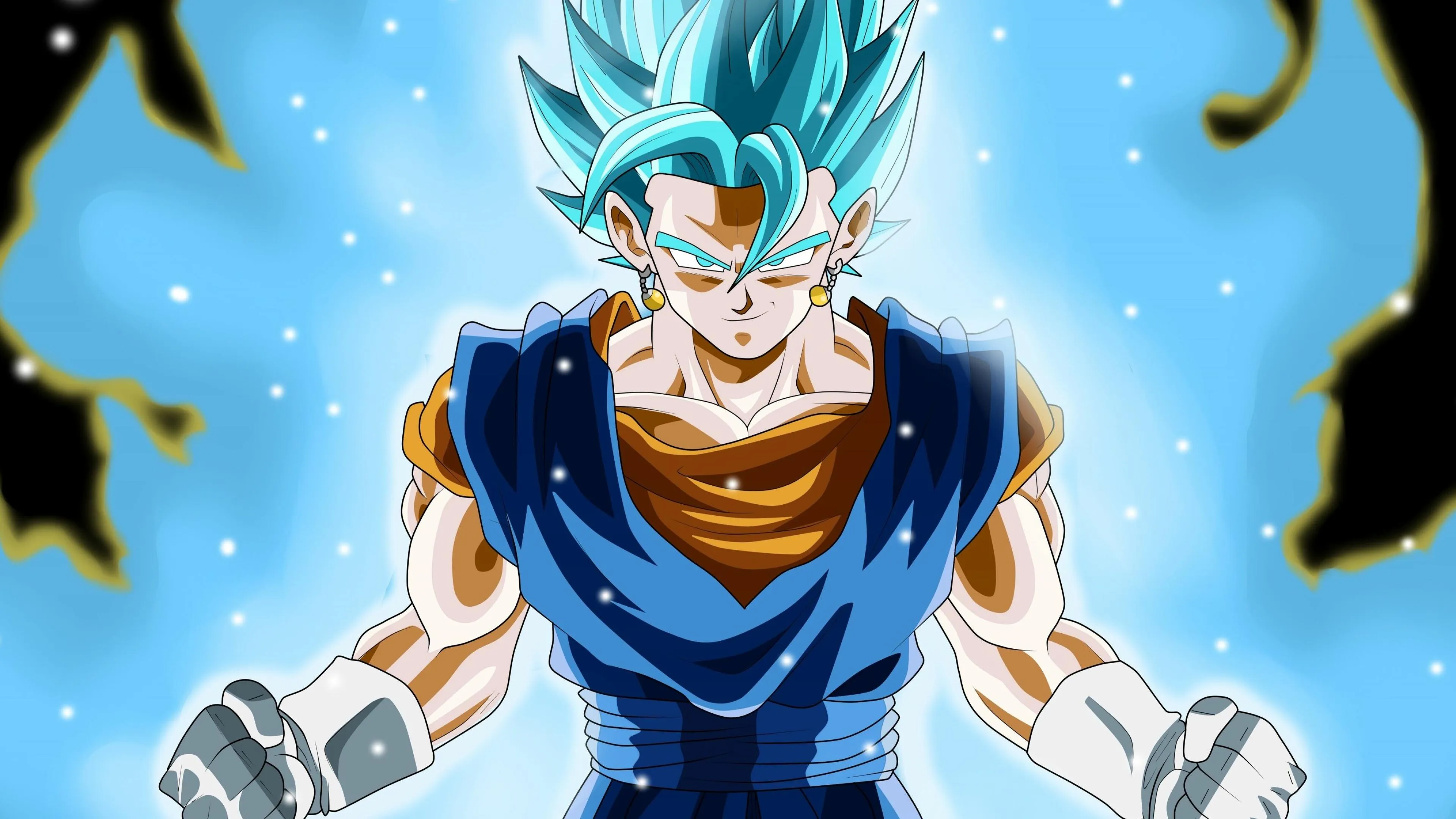 Dragon Ball Super Goku in Ultra Instinct Glowing Aura