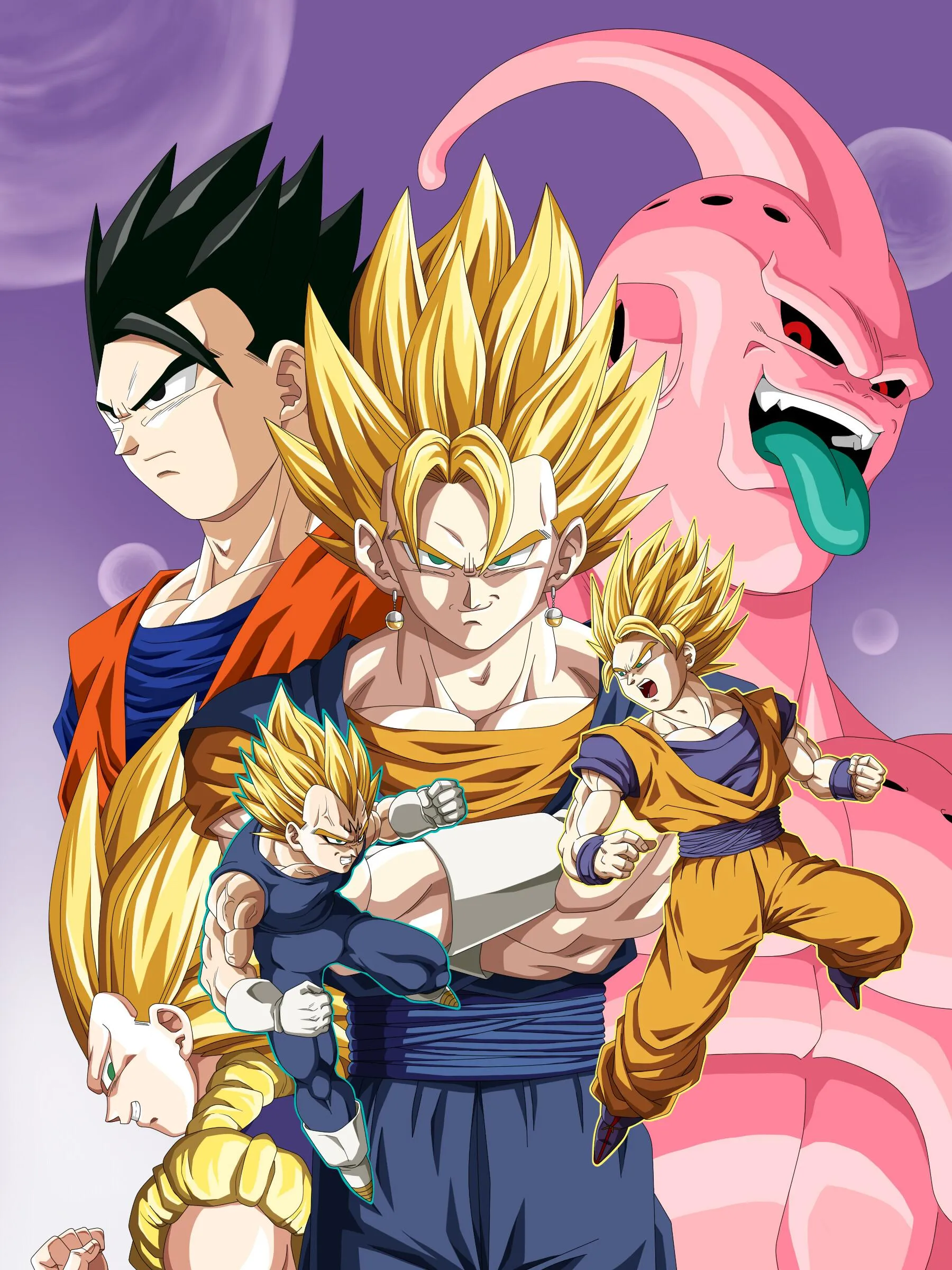 Dragon Ball Z Goku Hugs Gohan During Emotional Reunion