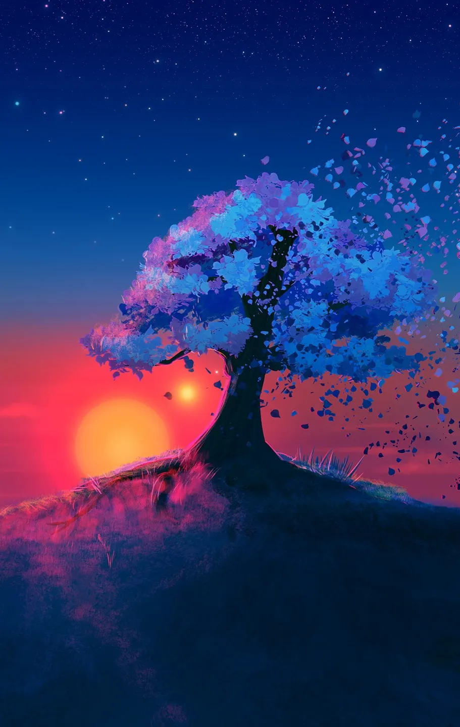Dreamy Sky And Nature Anime Wallpapers HD Free Download