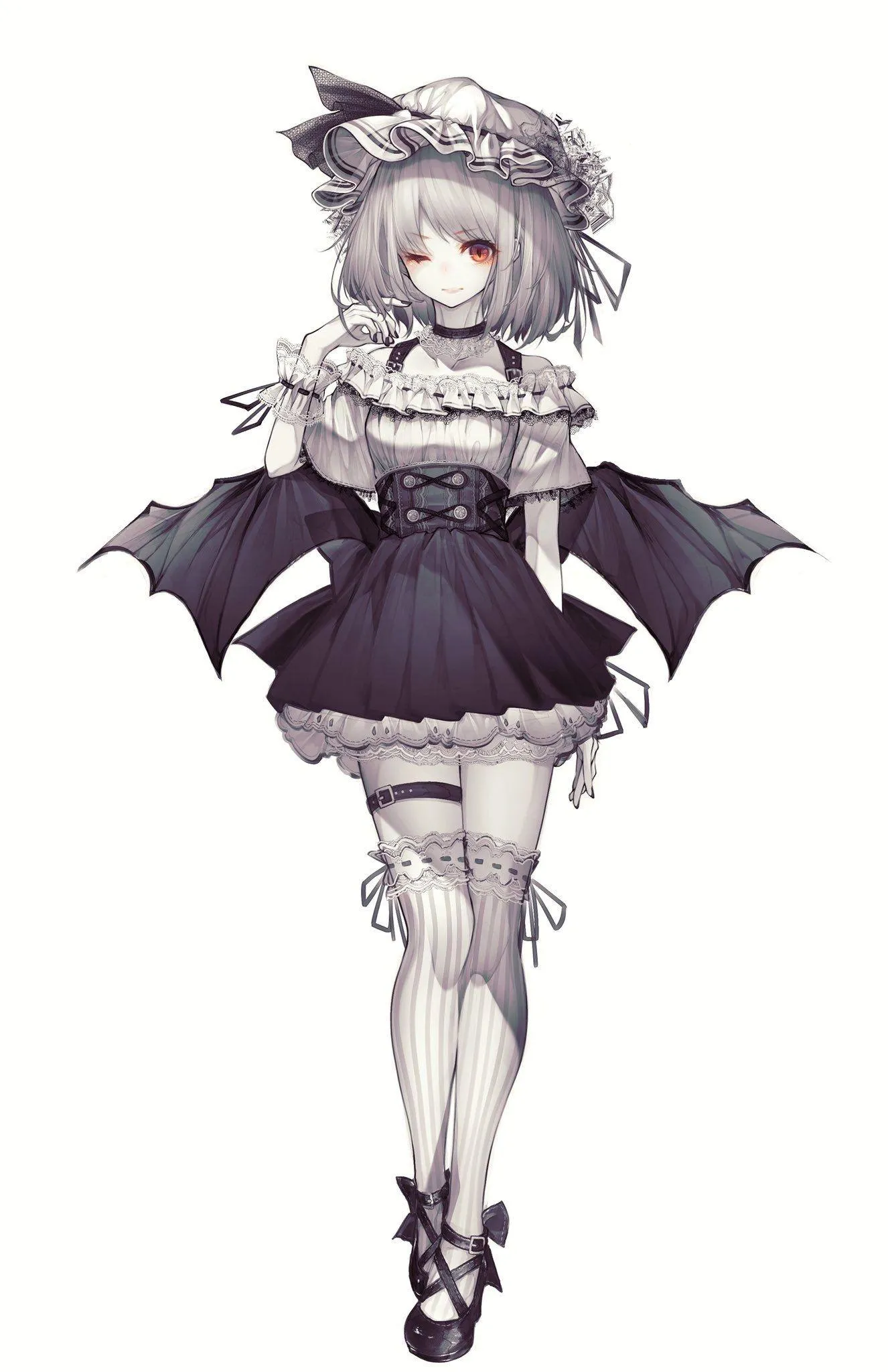 Emilia from Re Zero Anime in Maid Outfit Wallpaper