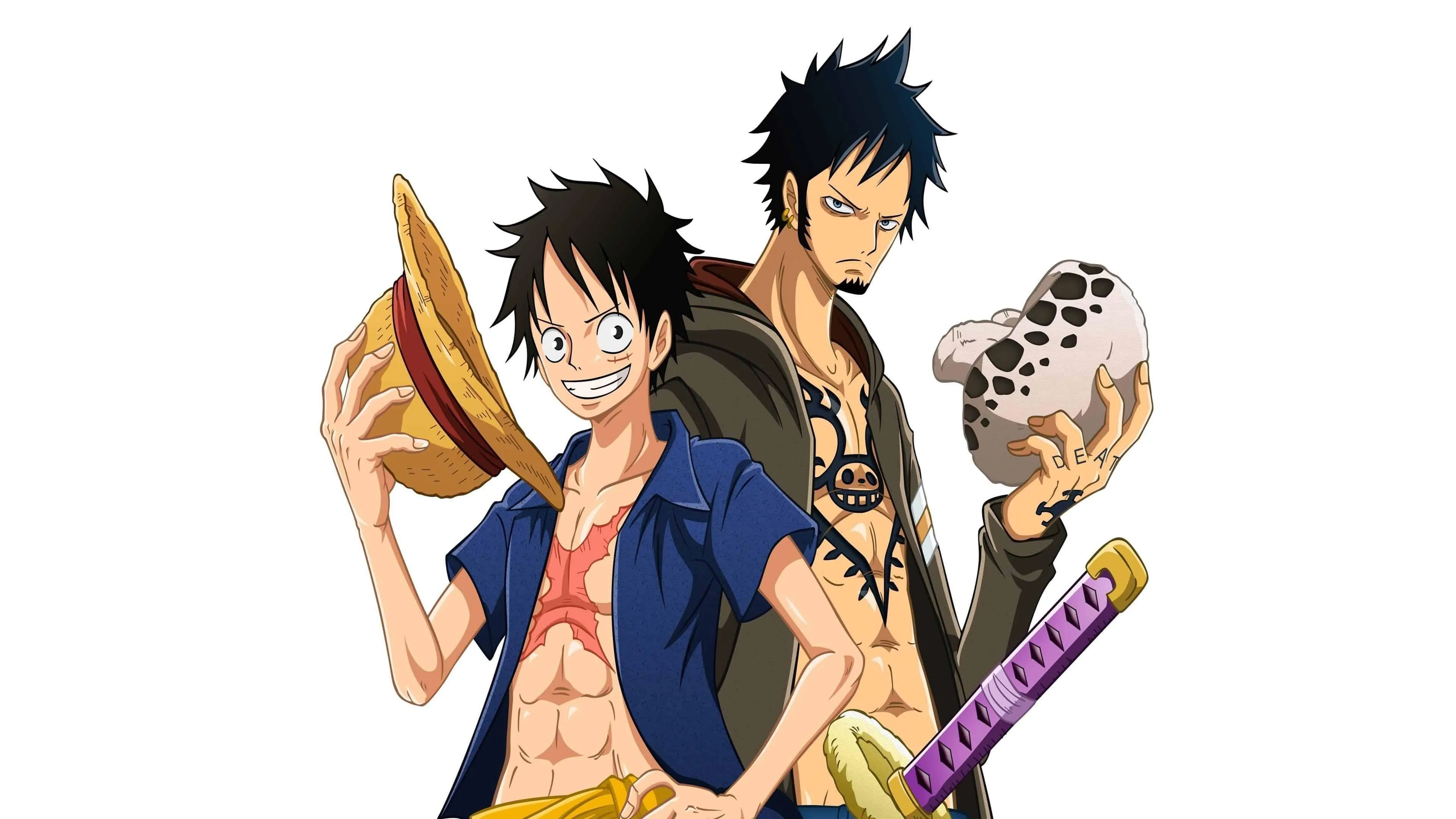 Fairy Tail Natsu and Gray Duo Standing Together Confidently