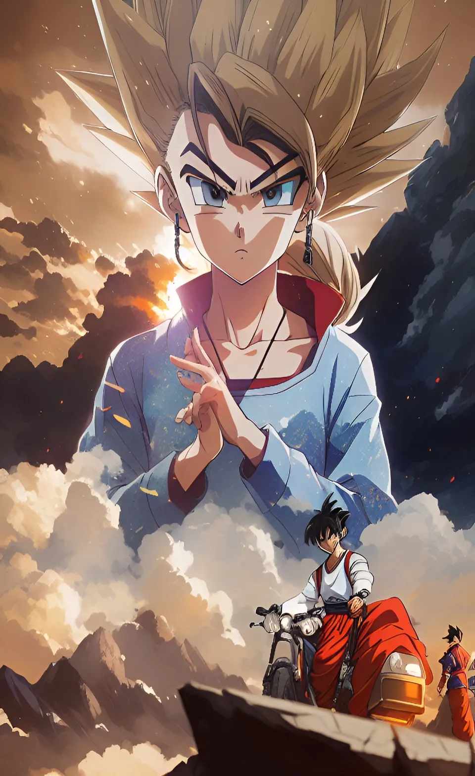 Download free images of Goku character in dragon ball series