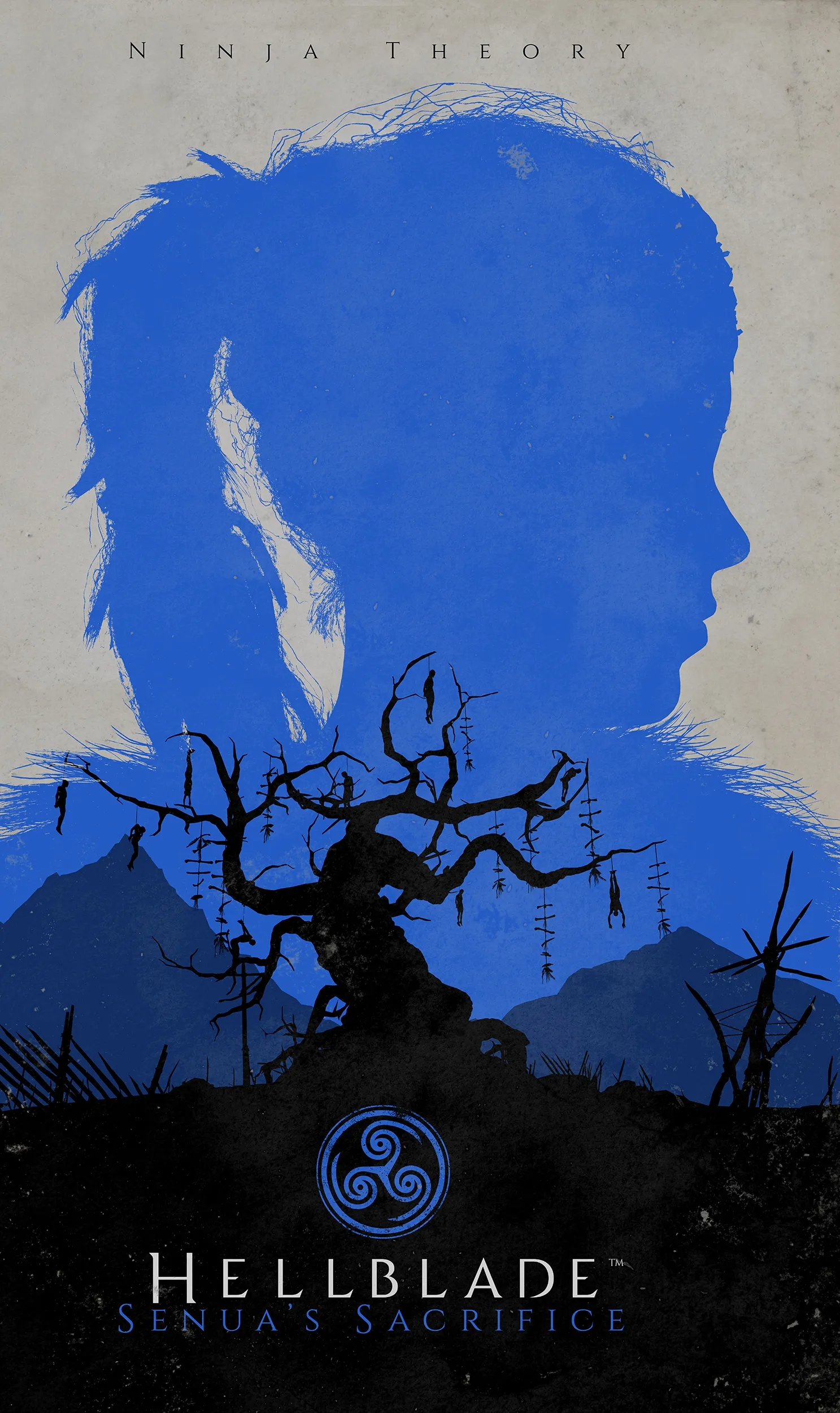 Hellblade Senuas Sacrifice a Dark Fantasy Game Art