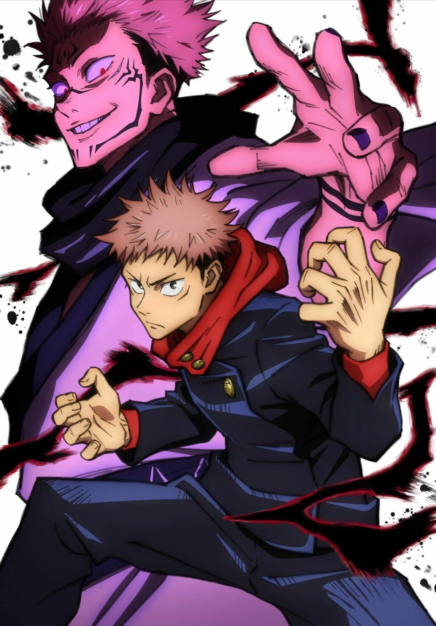 Intense Anime Characters Ready for Action and Battle