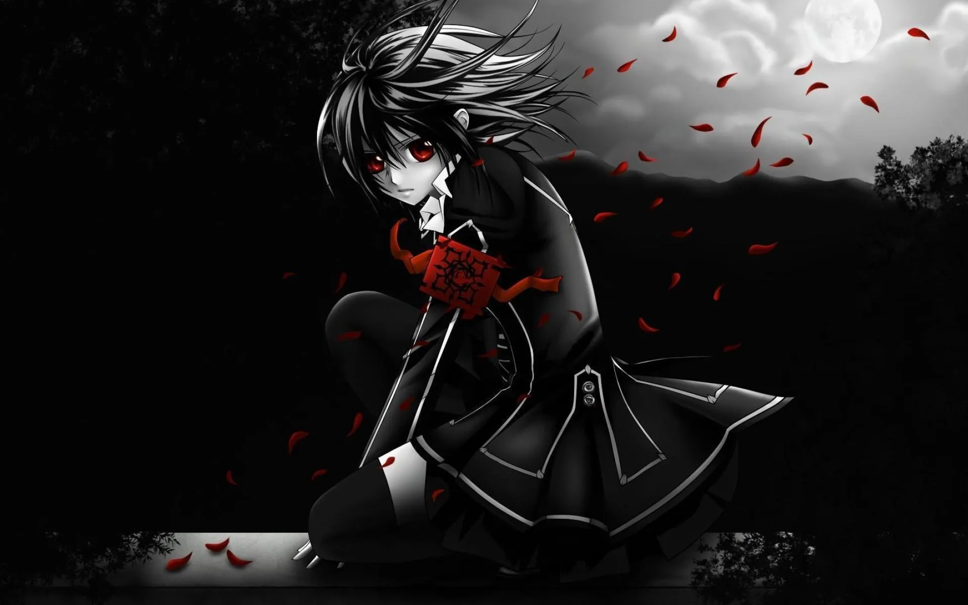 Itachi Uchiha Activates Mangekyou Sharingan in the Dark