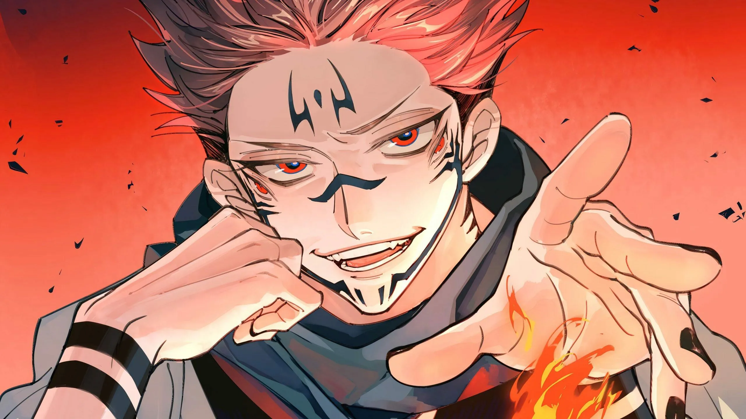 Jujutsu Kaisen Itadori Yuji with Cursed Energy Wallpaper