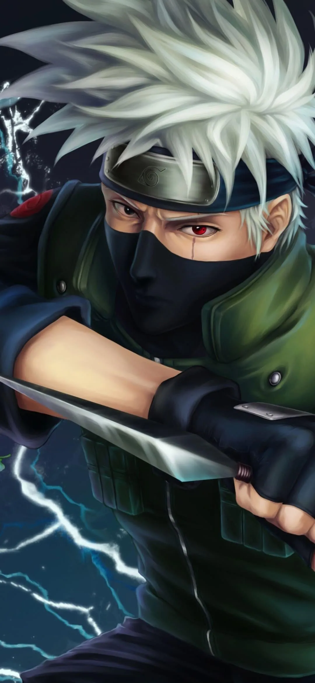 Kakashi Hatake in Ready Stance Free Hd Wallpaper
