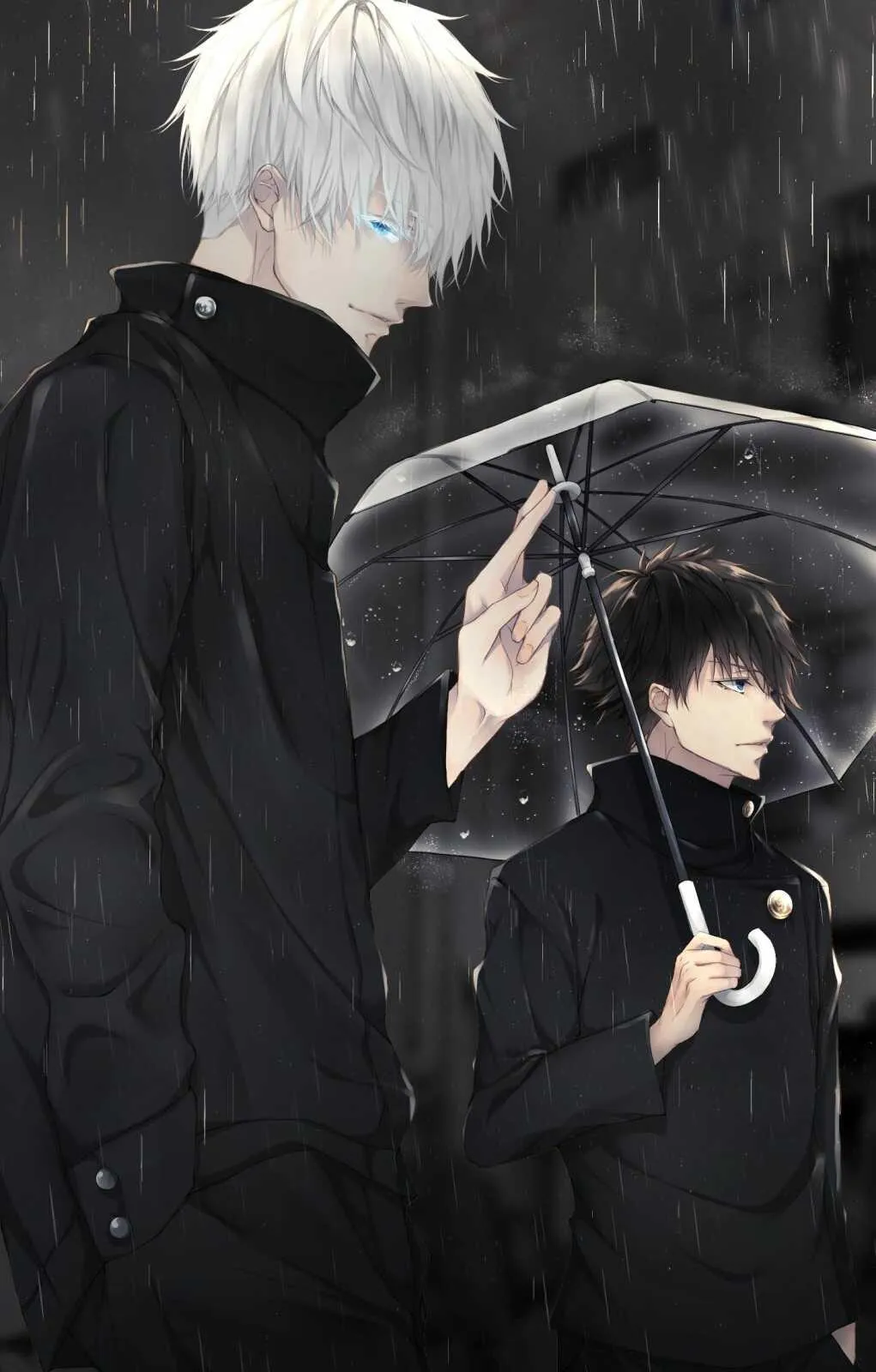 Ken Kaneki and Hide from Tokyo Ghoul Standing Together