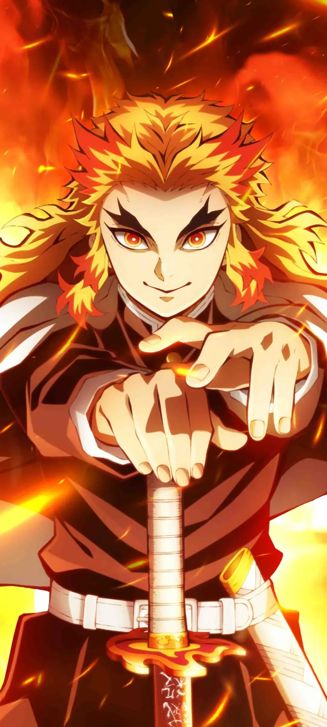 Kyojuro Rengoku Ignites his Flame Breathing Technique