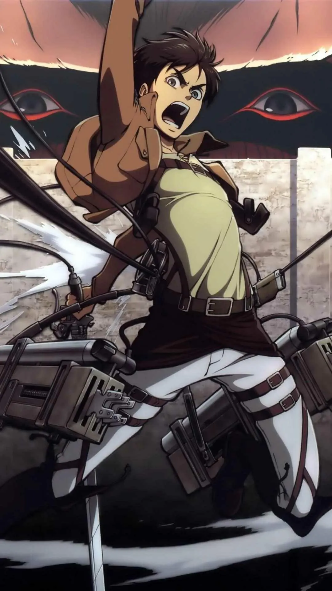 Levi Ackerman in Action Battle Pose Attack on Titan