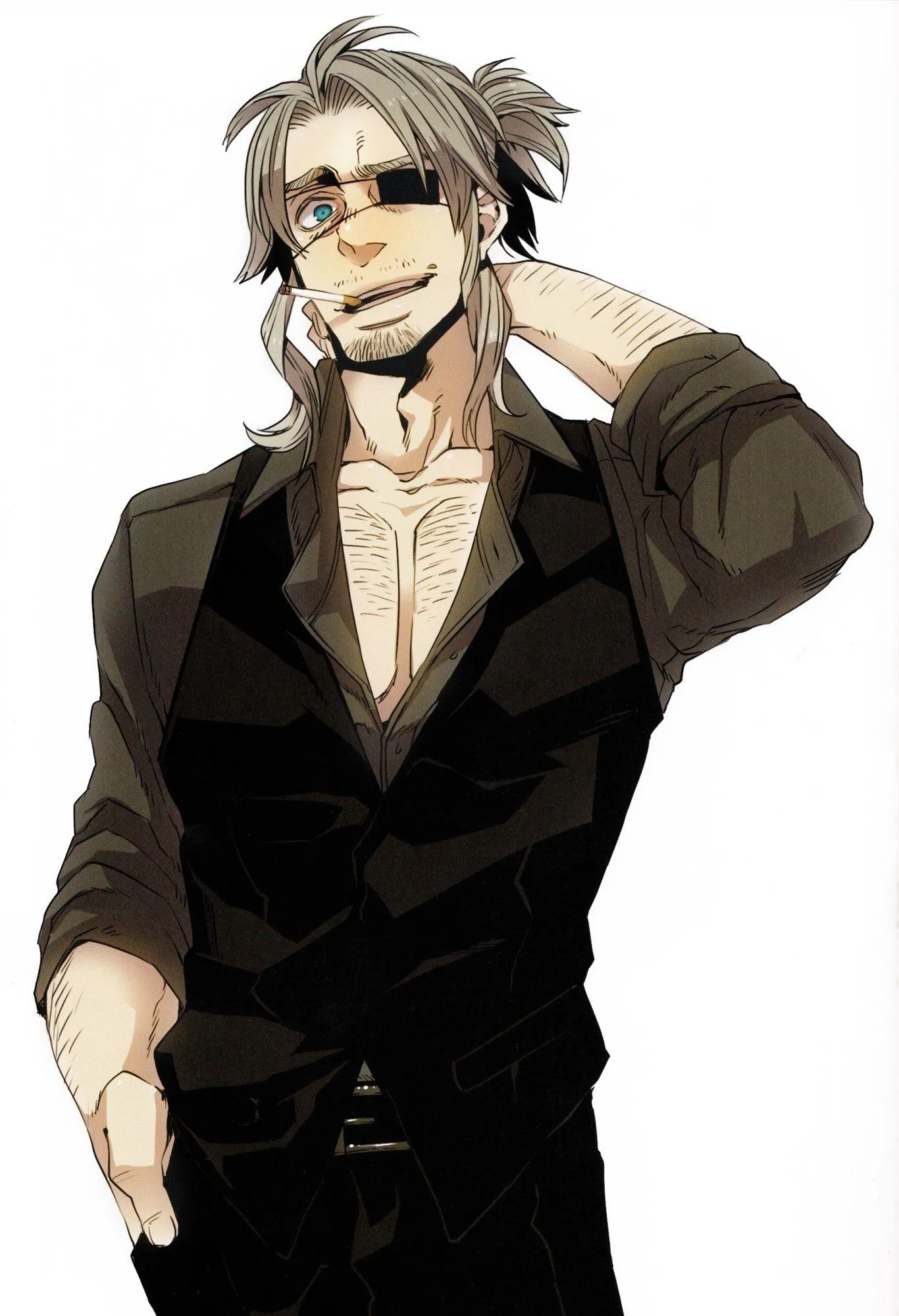 Loid Forger in Black Suit Preparing for Next Mission