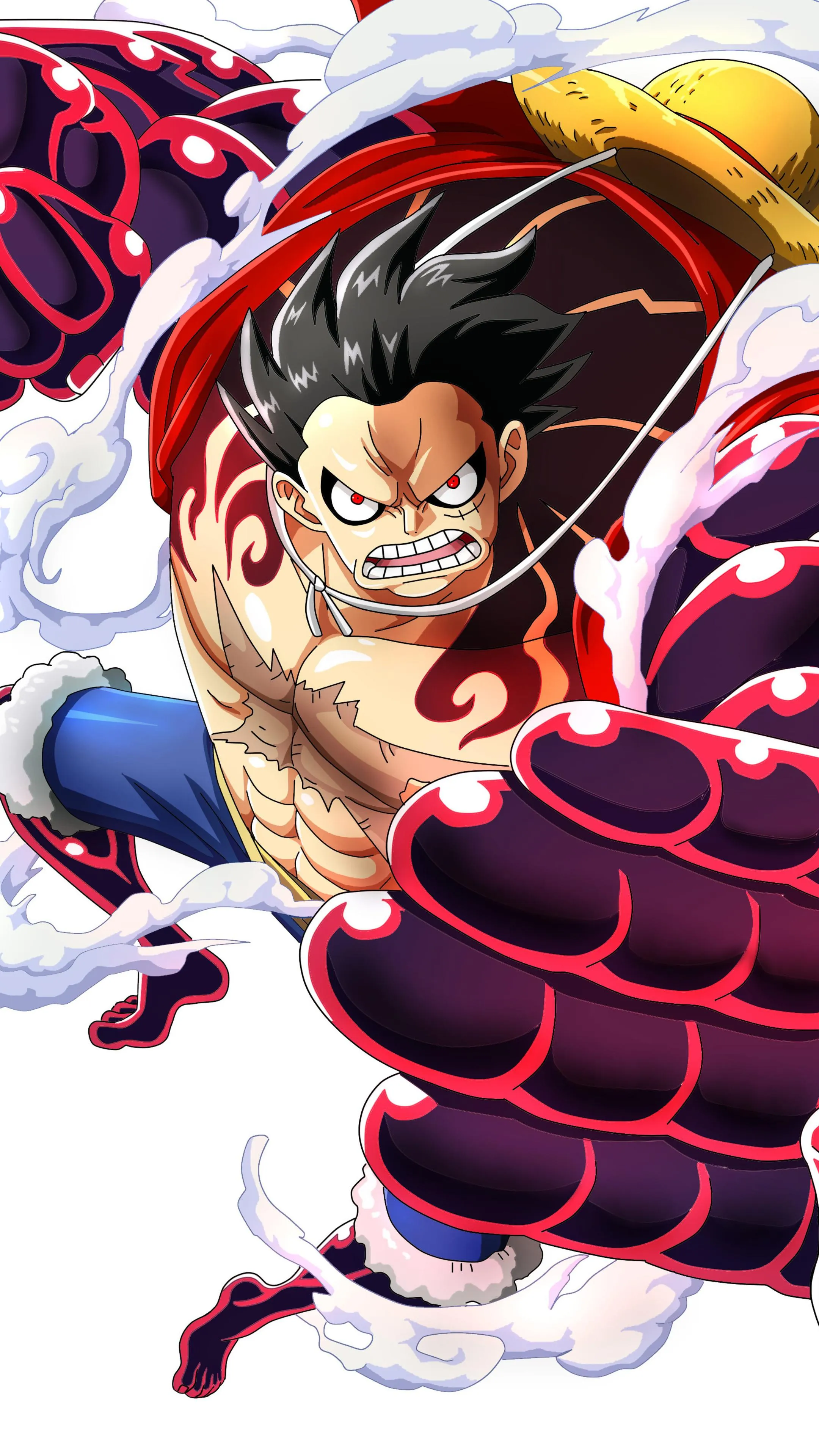 Luffy in Gear Fourth Mode from One Piece Fighting Wallpaper