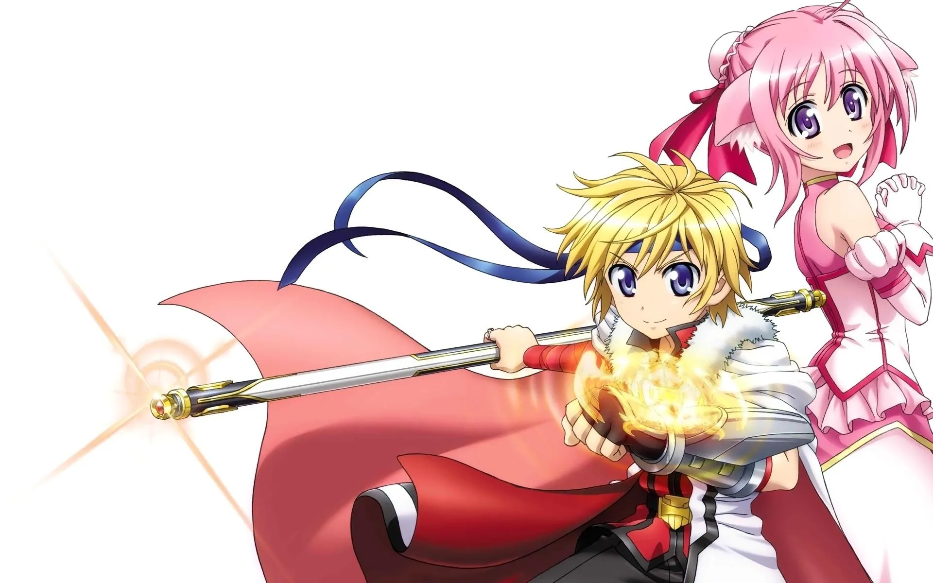 Madoka Kaname and Homura Akemi from Madoka Magica Wallpaper