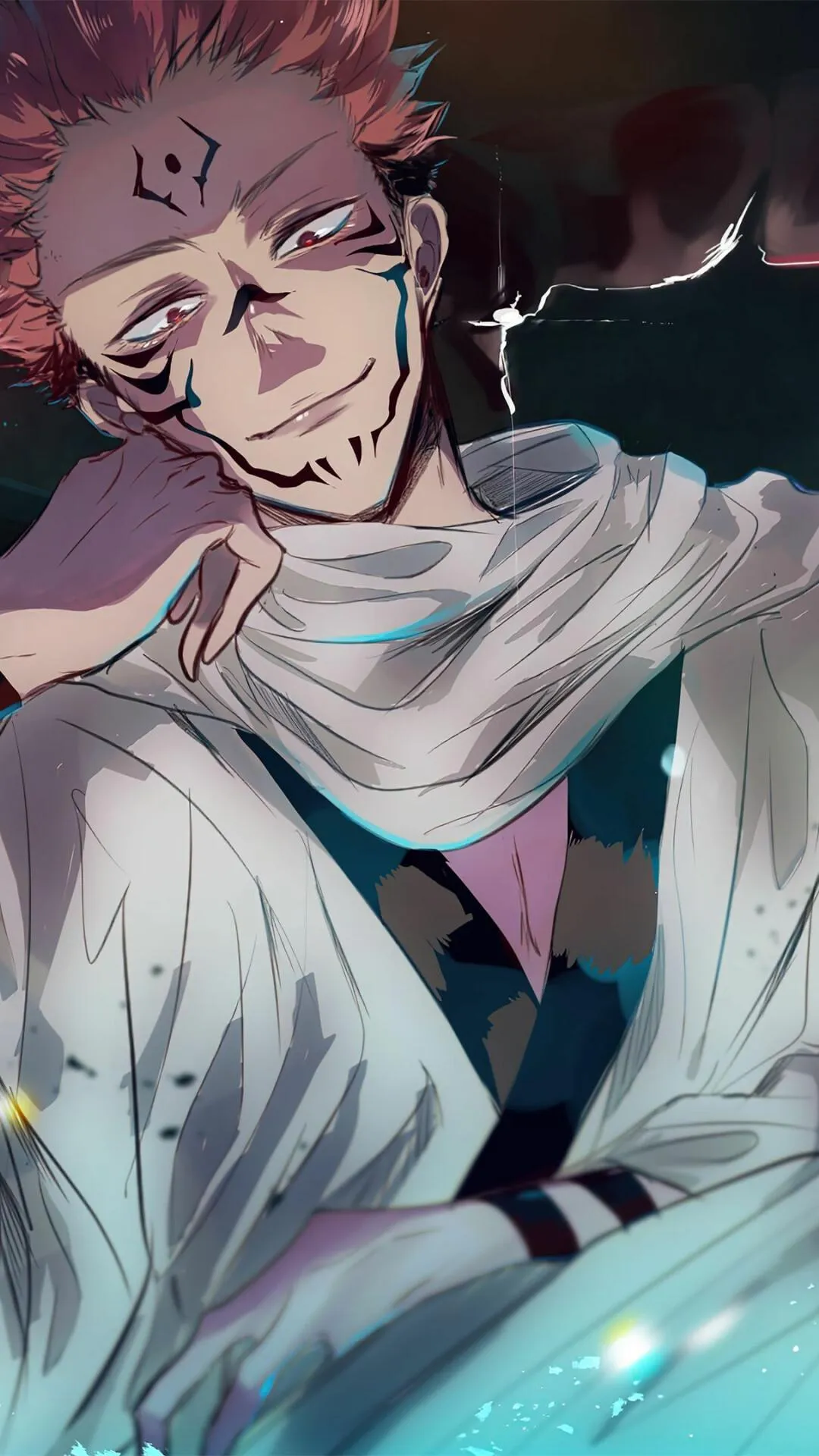 Mahito Laughs Menacingly with Transfigured Soul Powers