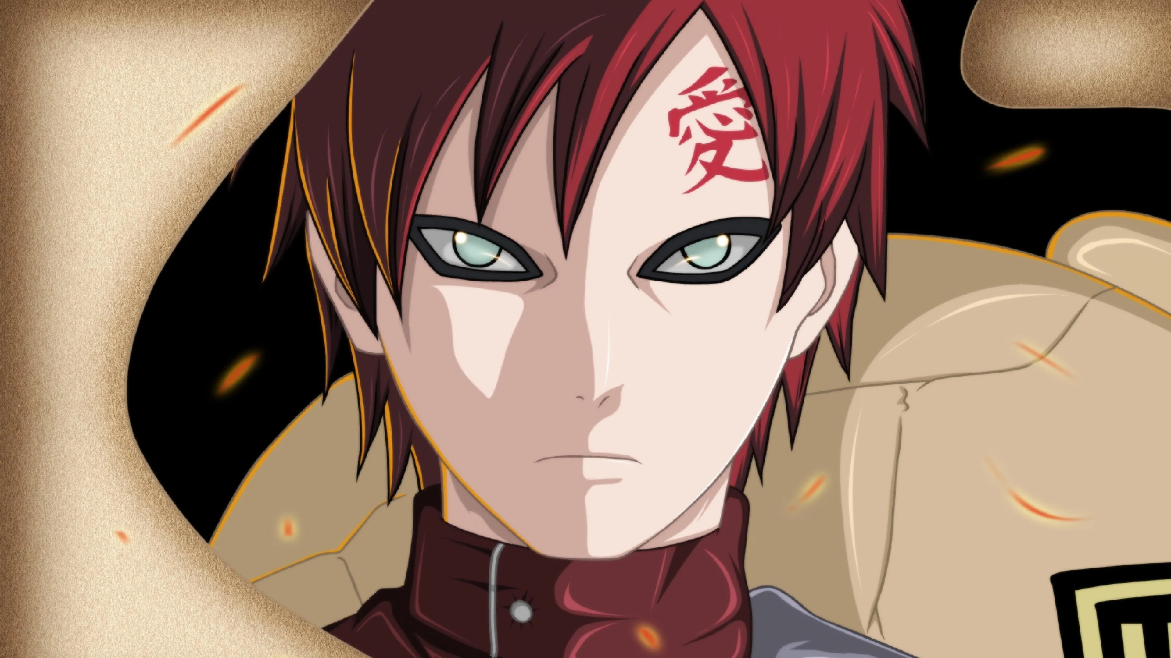 My Hero Academia Shoto Todoroki with Cold Intense Gaze