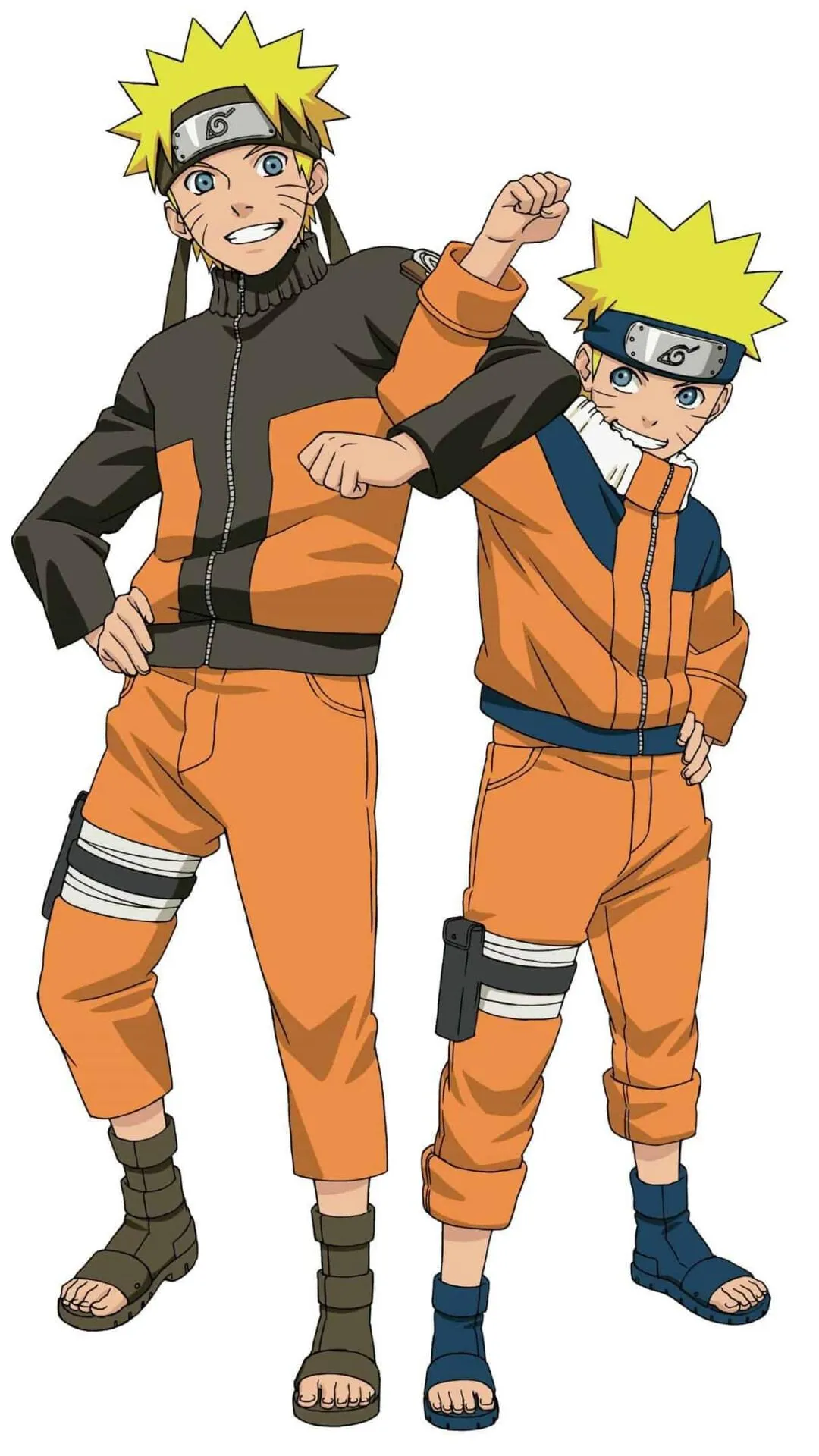 Naruto Adult and Young Naruto Share One Scene Together