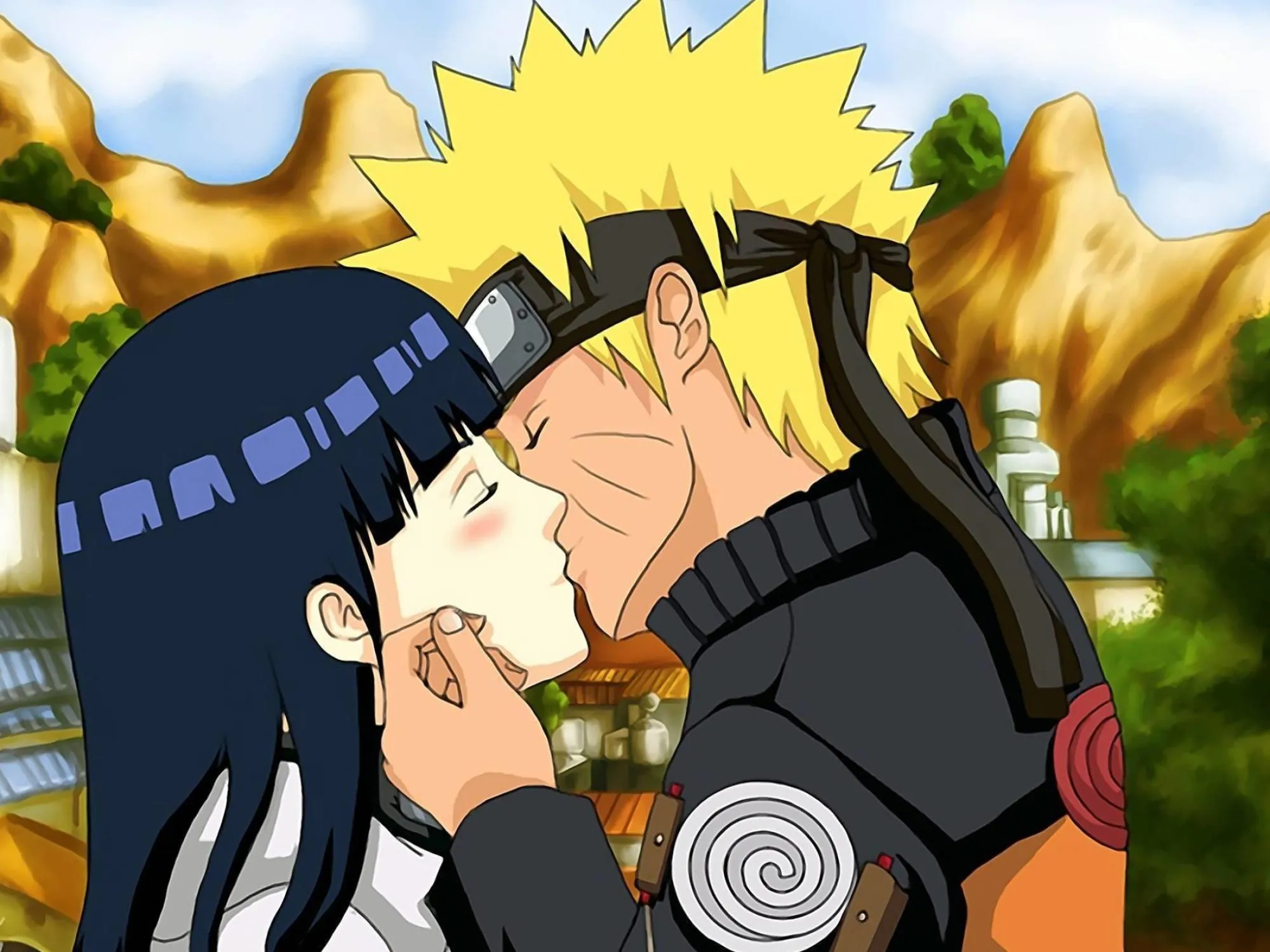 Naruto and Sasuke Sharing a Moment from Naruto Anime