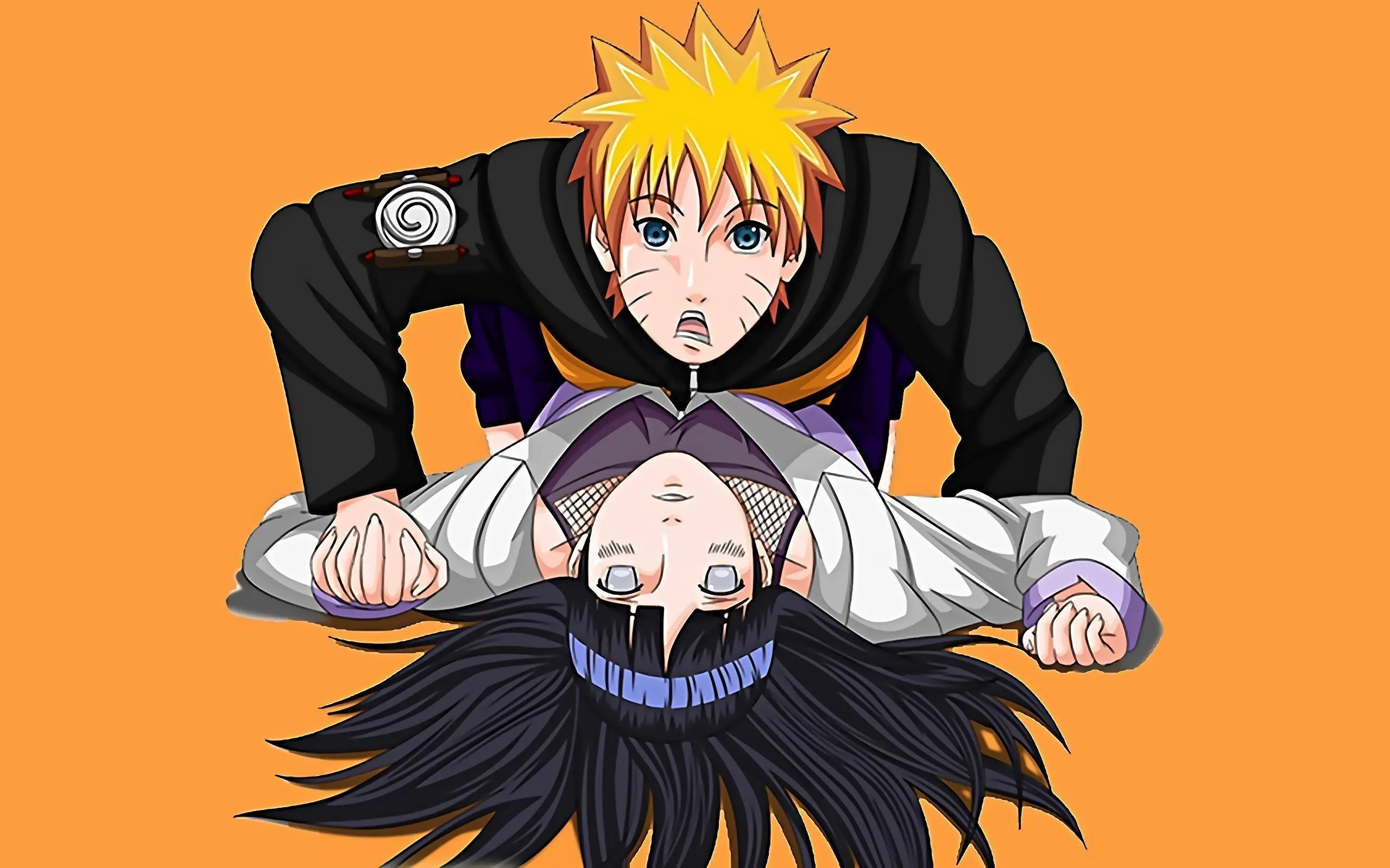 Naruto Holding Hinata in Intense Emotional Anime Moment