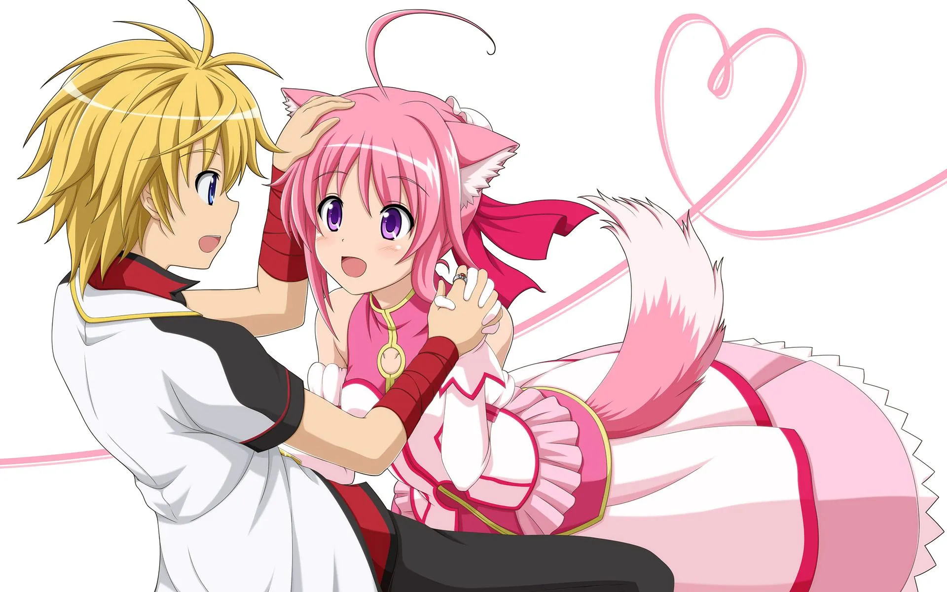 Naruto Uzumaki and Sakura Haruno Romantic Moment Wallpaper