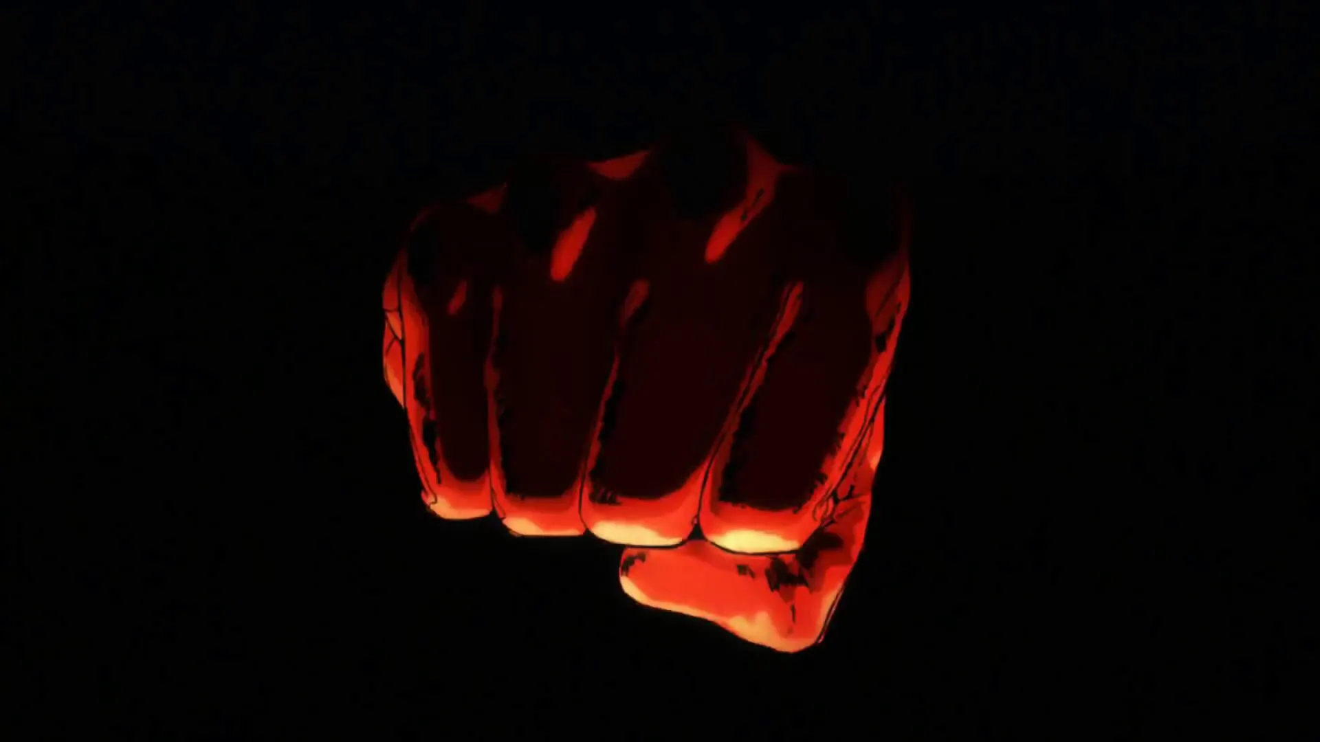 Naruto Uzumaki Fiery Glowing Hand Symbolizing his Power