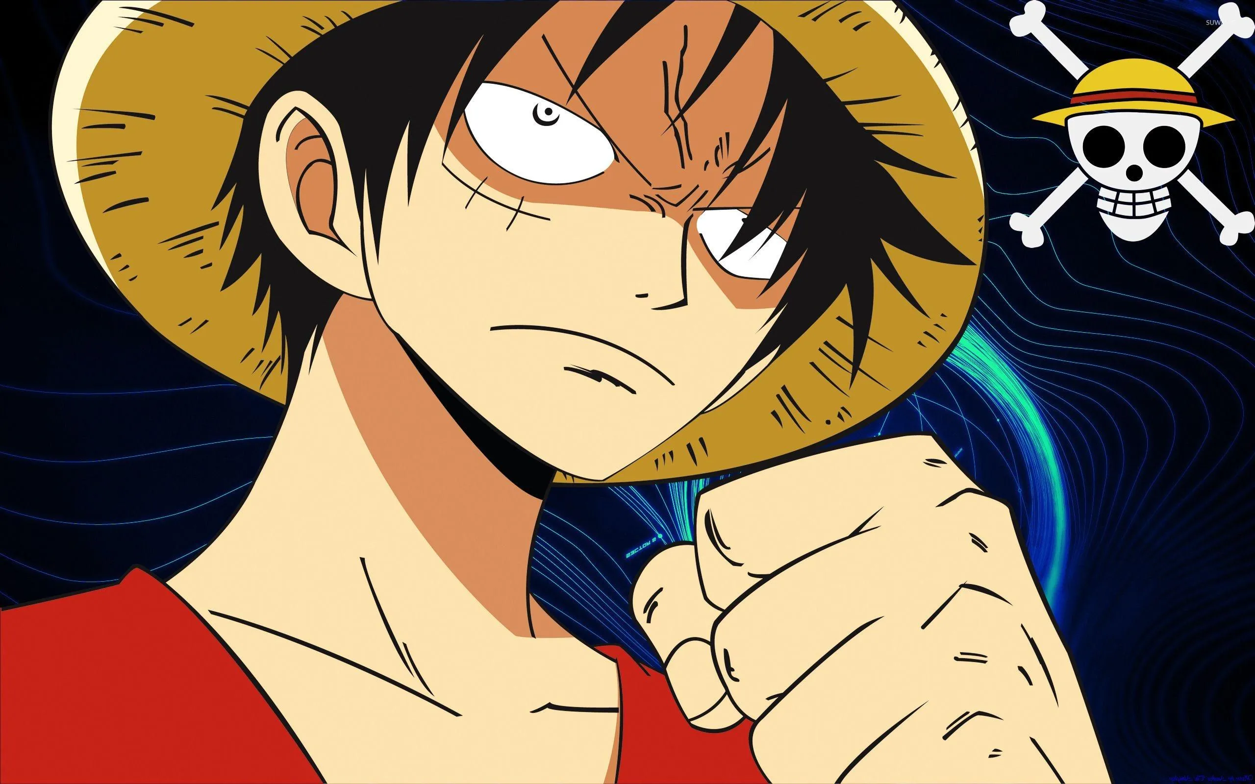 One Piece Monkey D Luffy with Straw Hat Iconic Pose