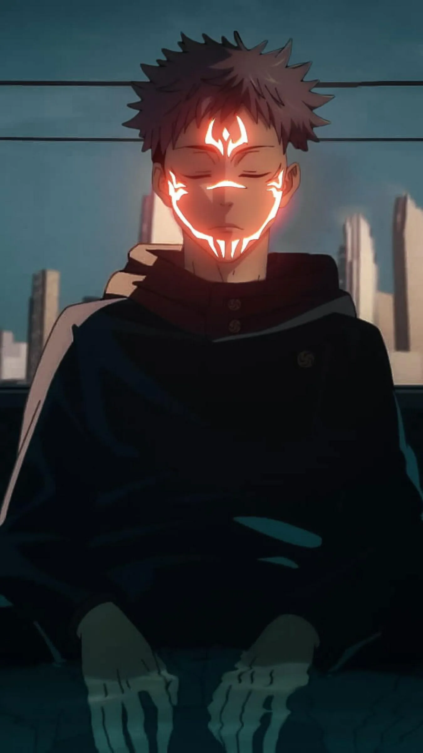 Powerful Yuuji Itadori from Jujutsu Kaisen Wallpaper