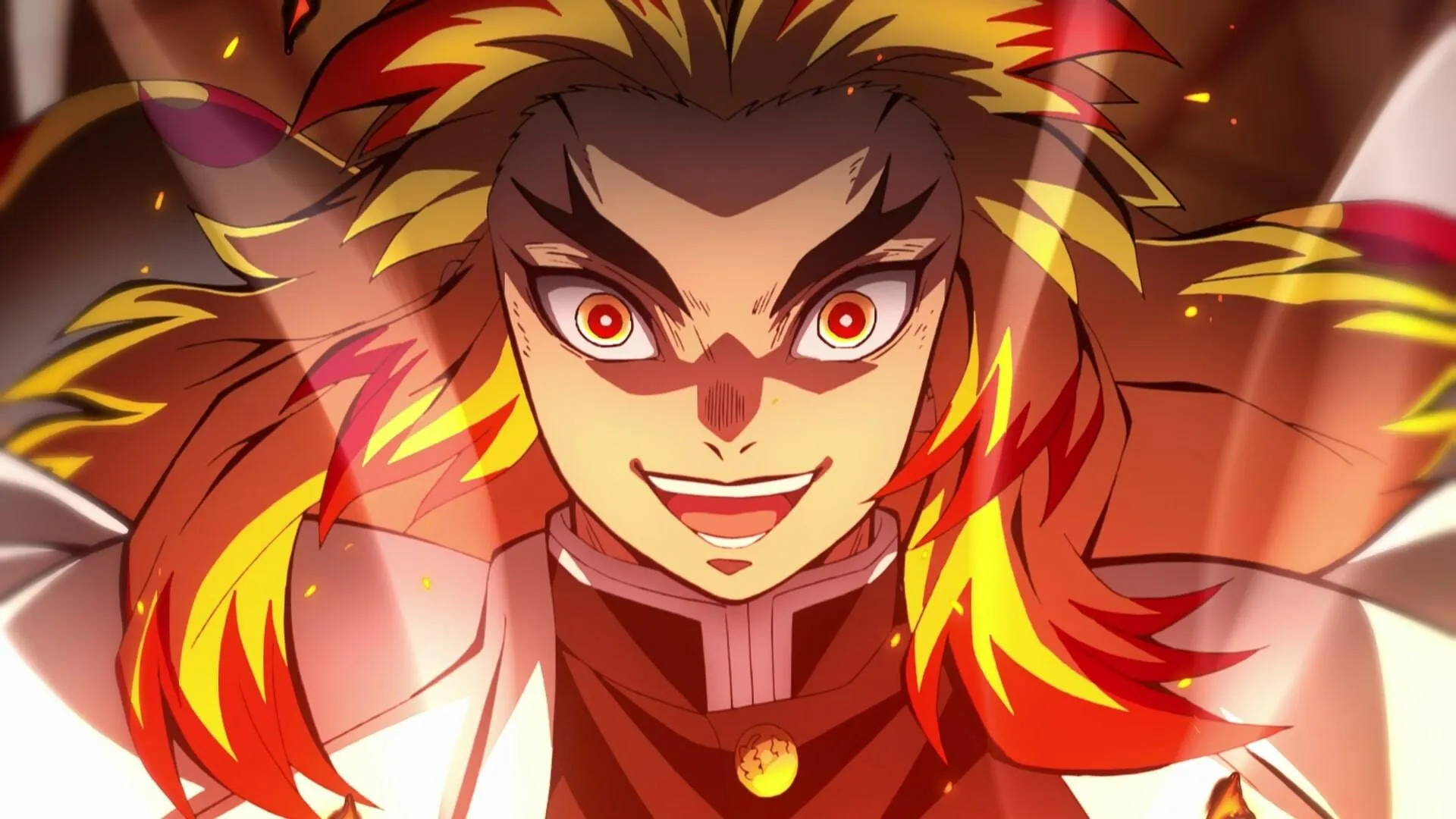 Rengoku Flame Breathing Technique in Demon Slayer Movie Arc