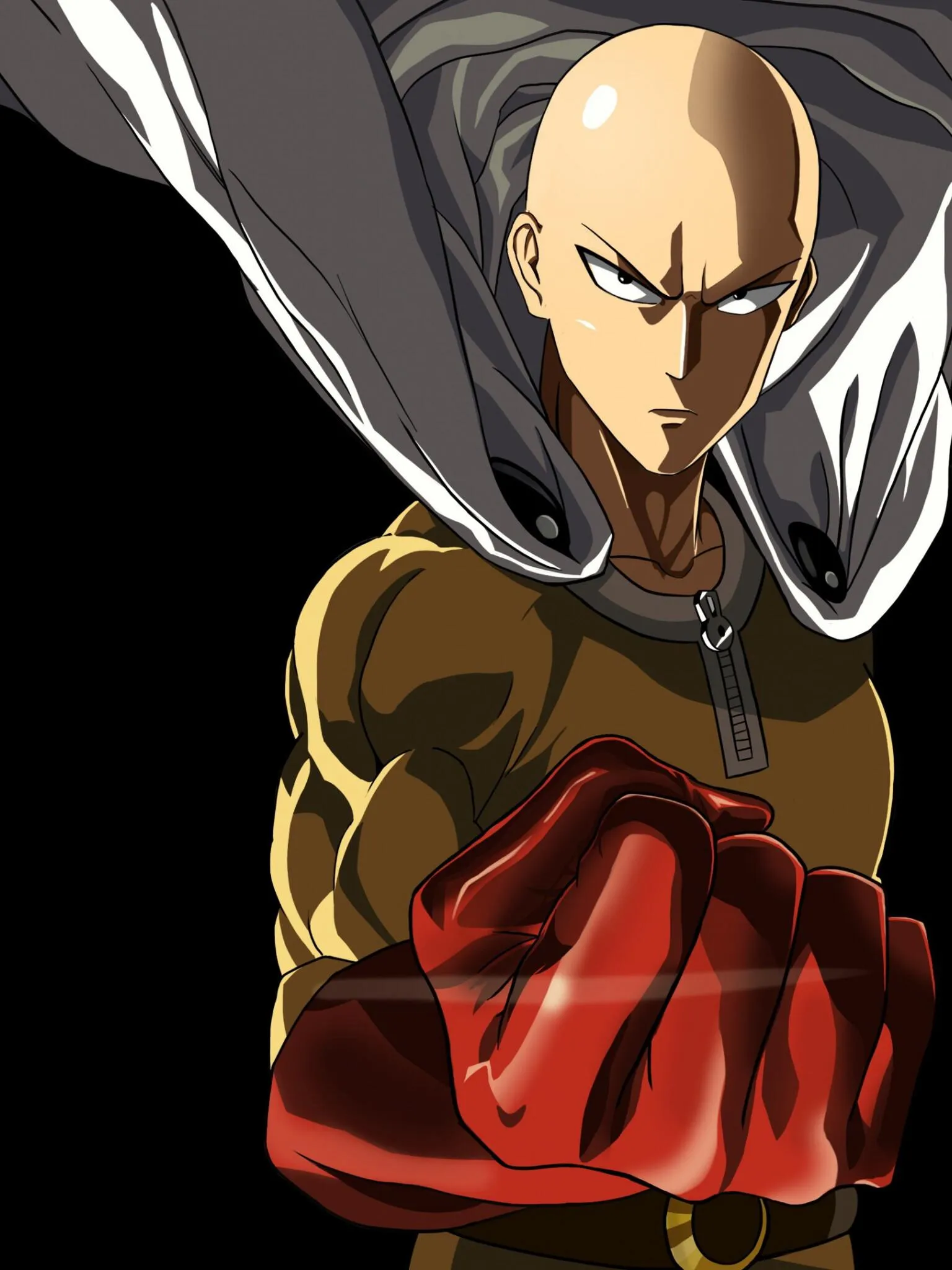 Saitama Also Known As One Punch Man Hero Wallpaper