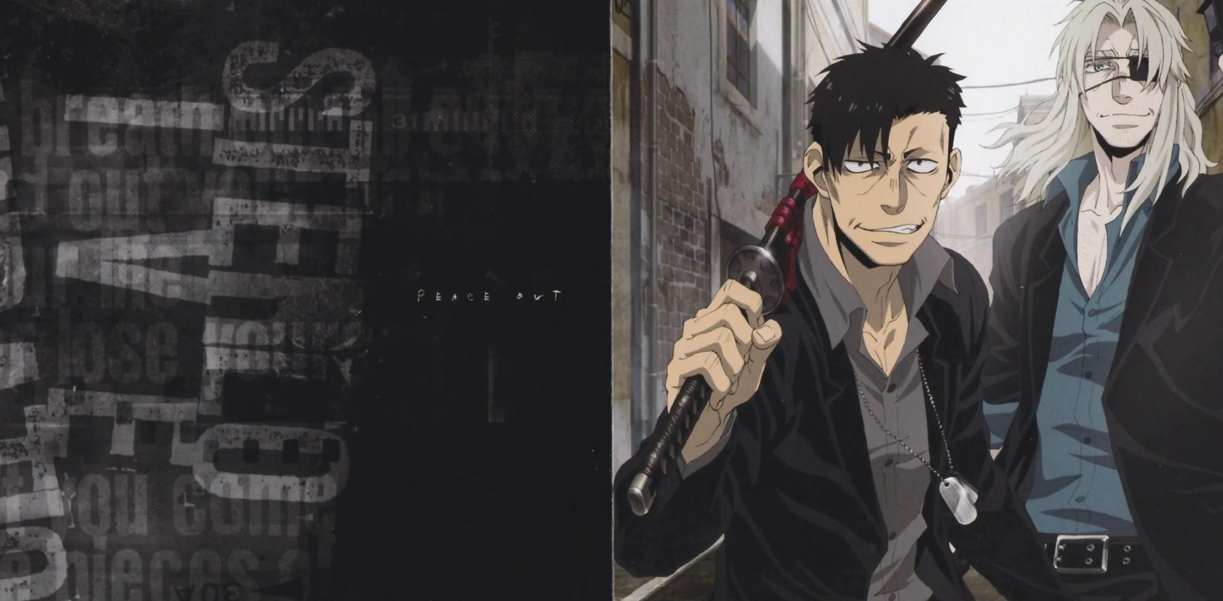 Shinya and Akane from Psycho Pass Investigating Crime