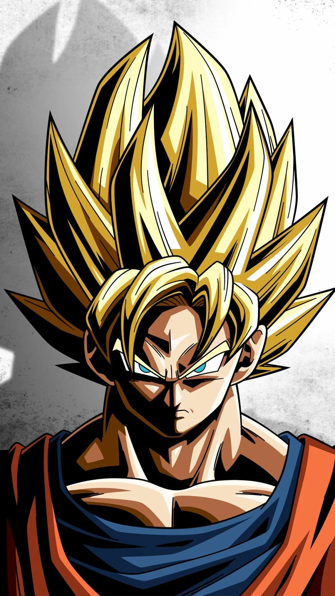Super Saiyan Goku with Golden Hair Powering Up Intense Scene