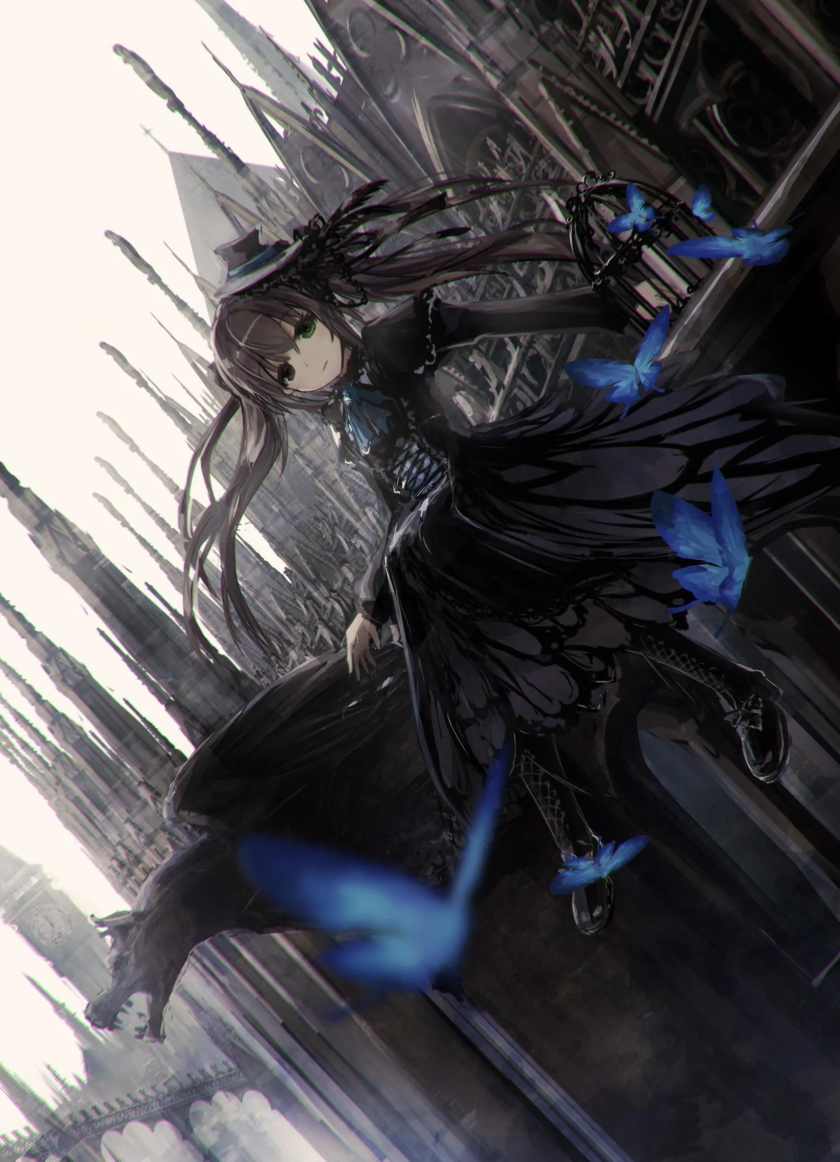 Sword Art Online Kirito in Dark Knight Form with Sword