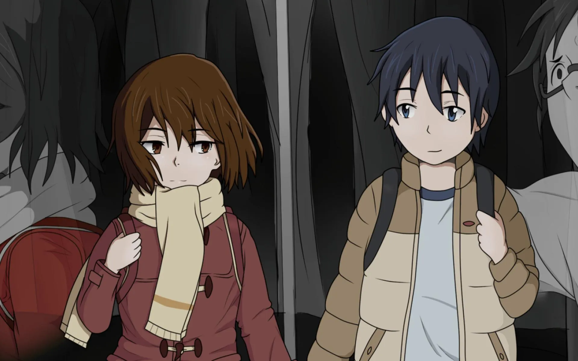Two Characters in Casual Indoor Scene Download Free Wallpaper