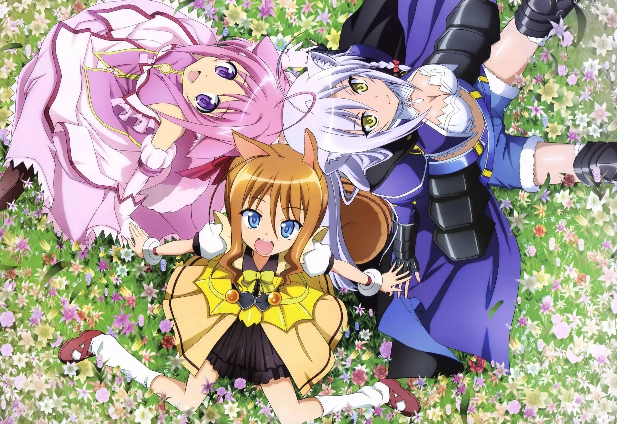 Violet Evergarden Surrounded By Flowers in Calm Scene