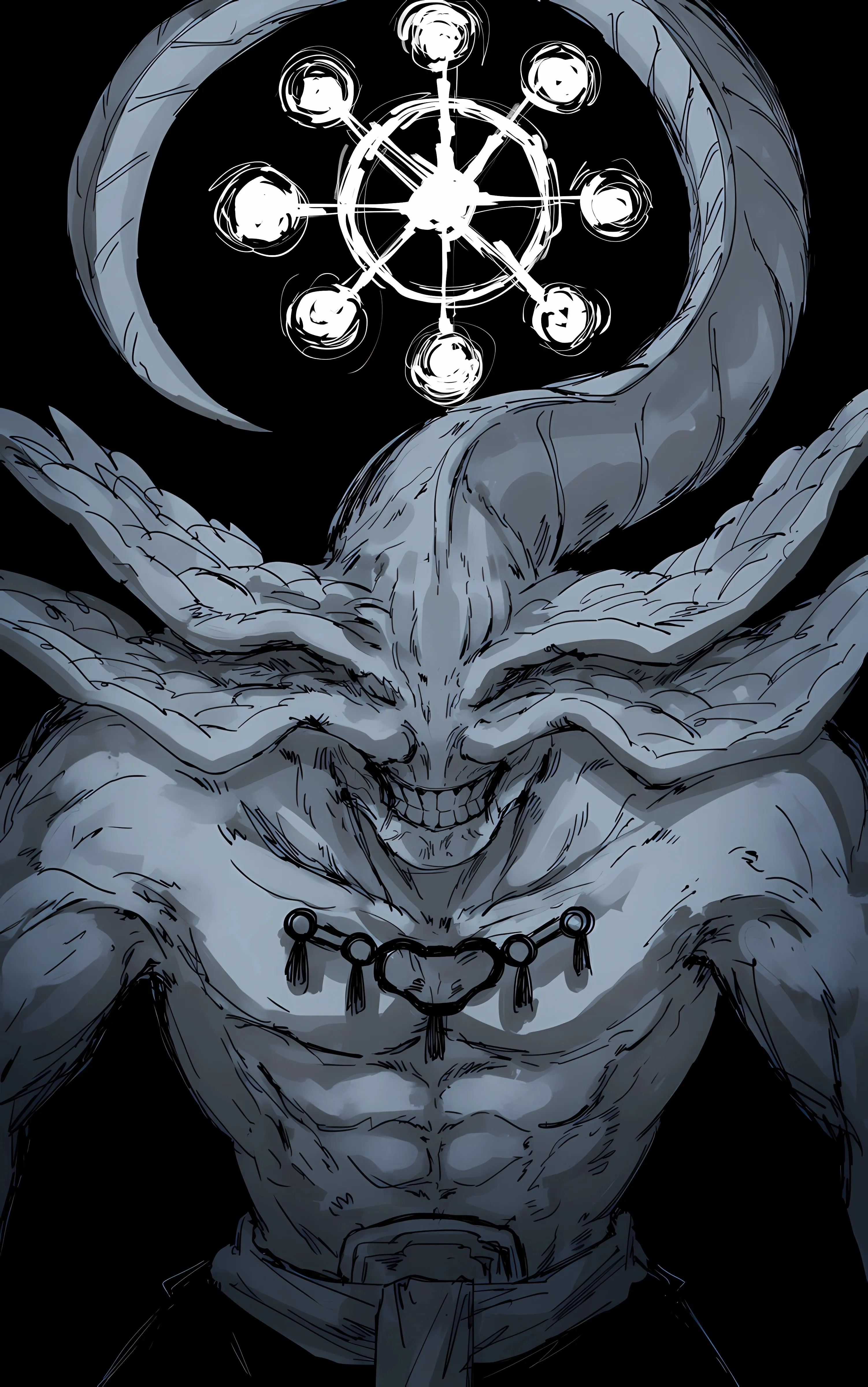 Wallpaper of the scariest creature with muscle for free