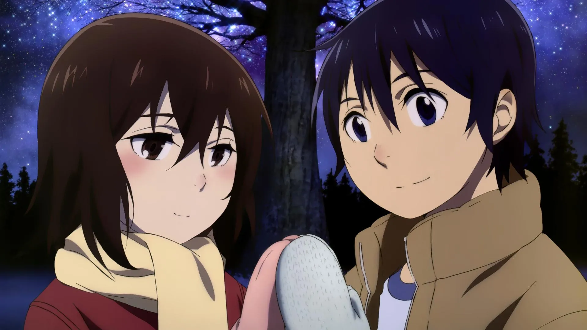Yuno and Yukiteru Love and Chaos in Future Diary World